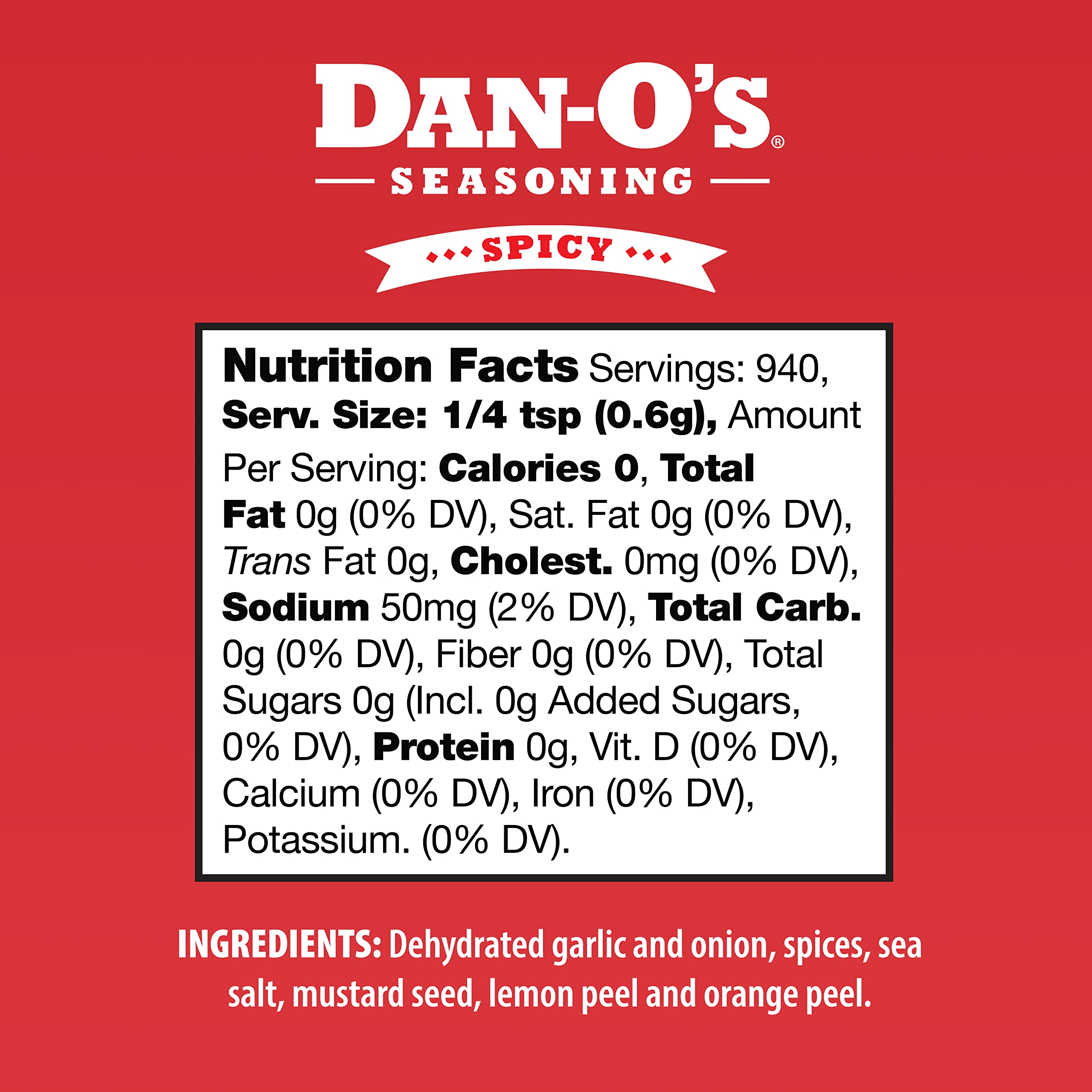 Dan-O's Seasoning Large 2 Bottle Combo | Spicy & Chipotle | 2 Pack (20 oz)