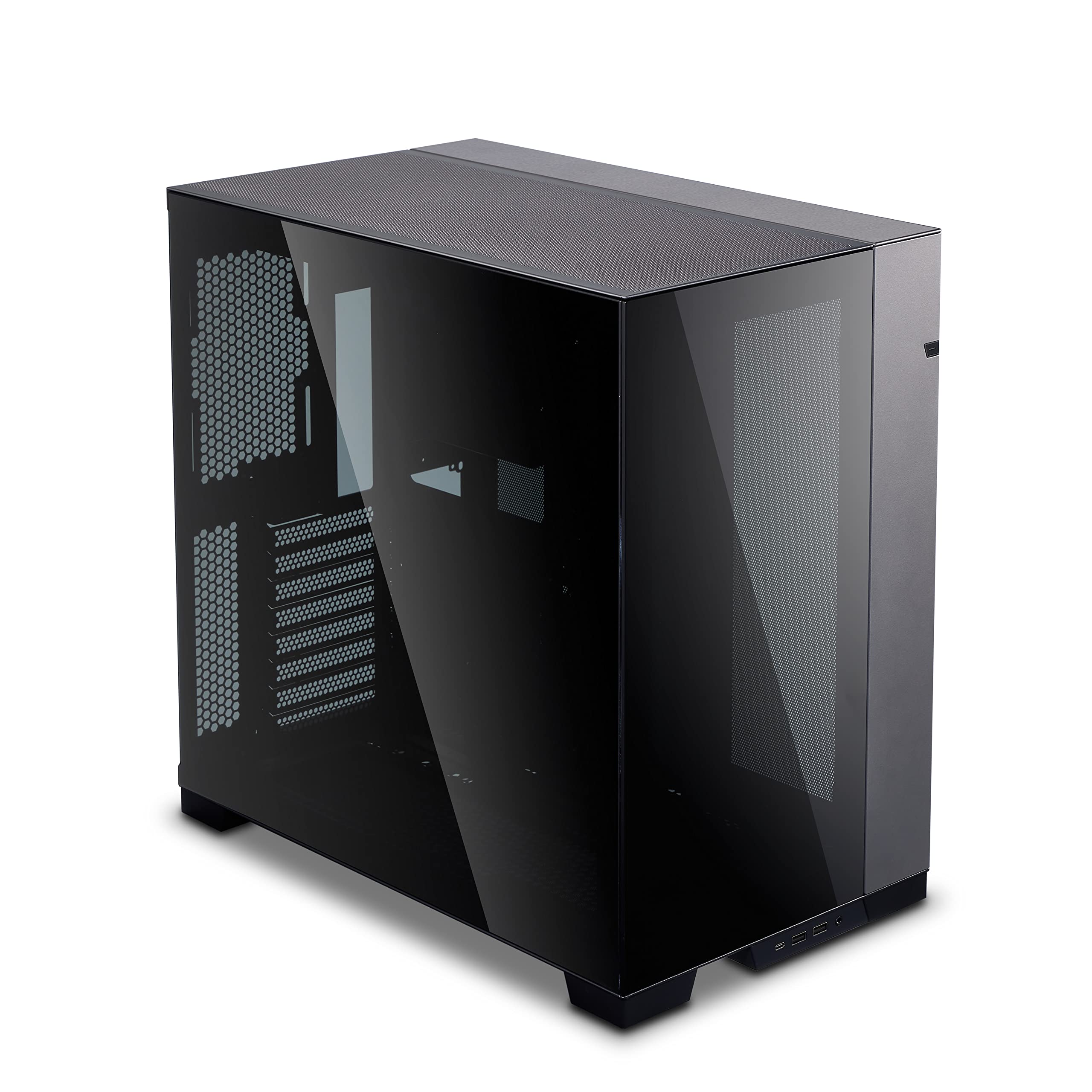 LIAN LI O11 Dynamic EVO Gaming PC Case E-ATX Desktop Computer Case - Mid Tower Chassis with Flexible Mode and Configuration, Tempered Glass Panel, USB Type-C Port (Harbor Grey)