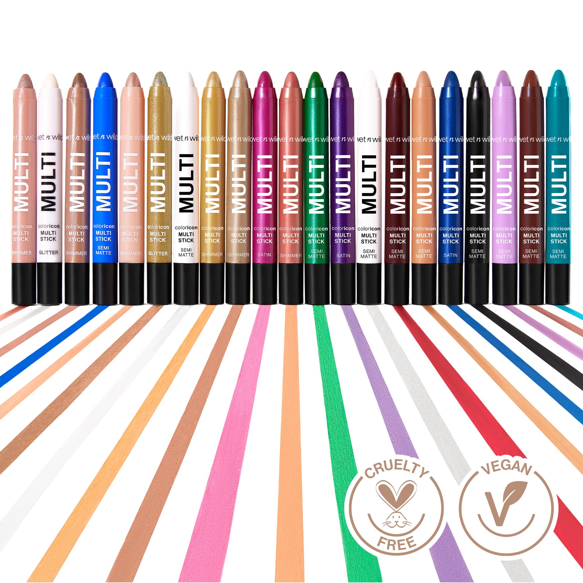 wet n wild Color Icon Cream Eyeliner Eyeshadow Multi-Stick, Moisturizing, Nourishing Velvety Cream-to-Powder Buildable & Blendable Formula, Cruelty-Free & Vegan - Champagne Room