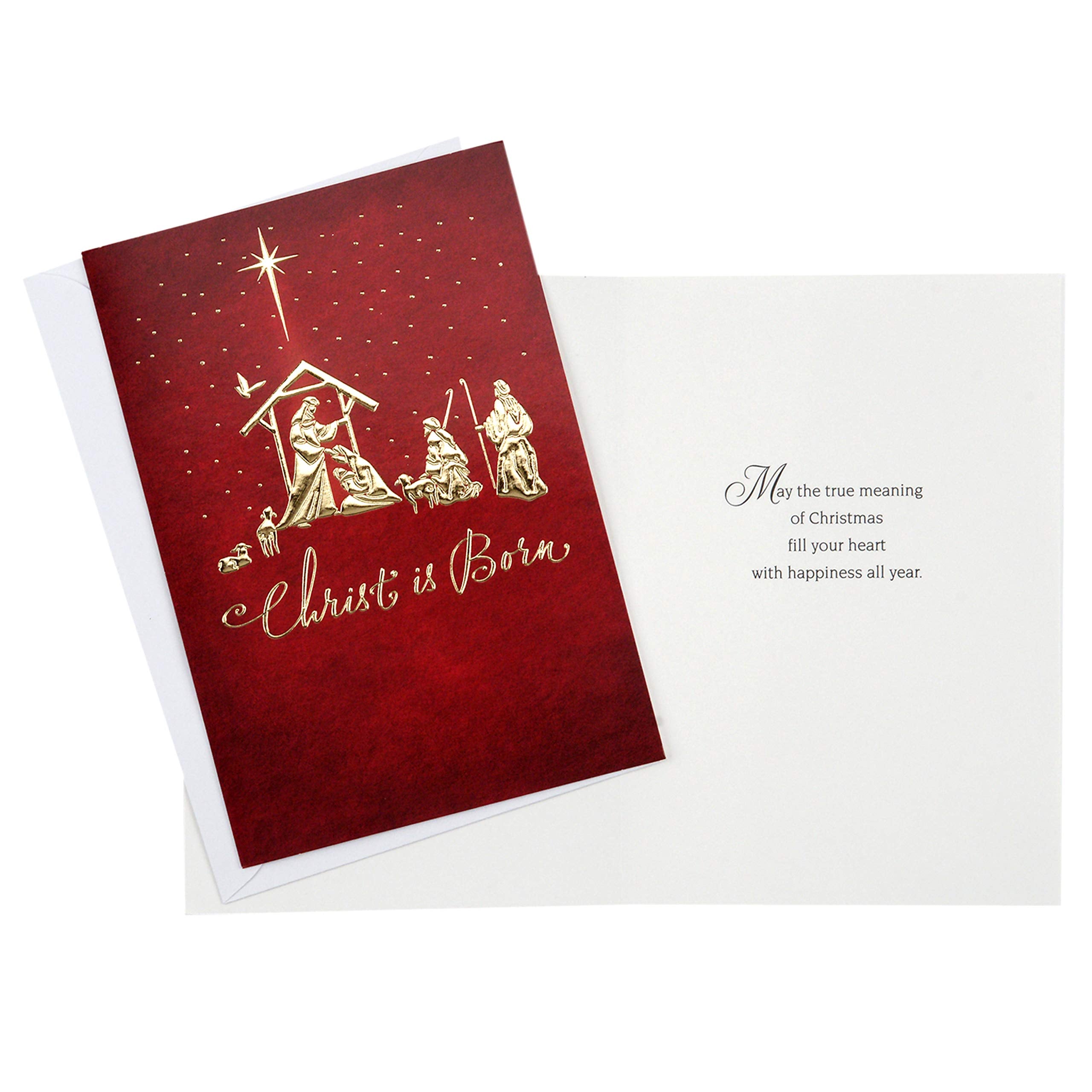 Hallmark Image Arts Religious Boxed Christmas Cards Assortment (4 Designs, 24 Christmas Cards with Envelopes)