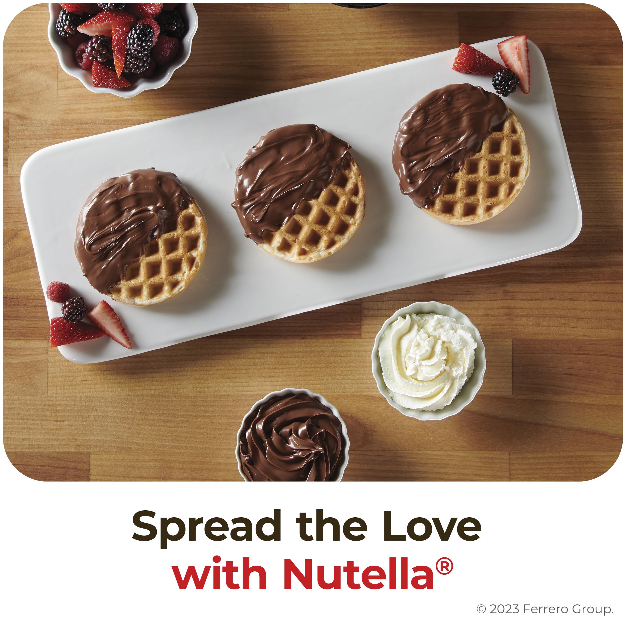 Nutella Hazelnut Spread Food Service Tub, Baking Supplies, Great For Restaurants And Bakeries, Two Bulk Tubs, 13.2 Lb Total