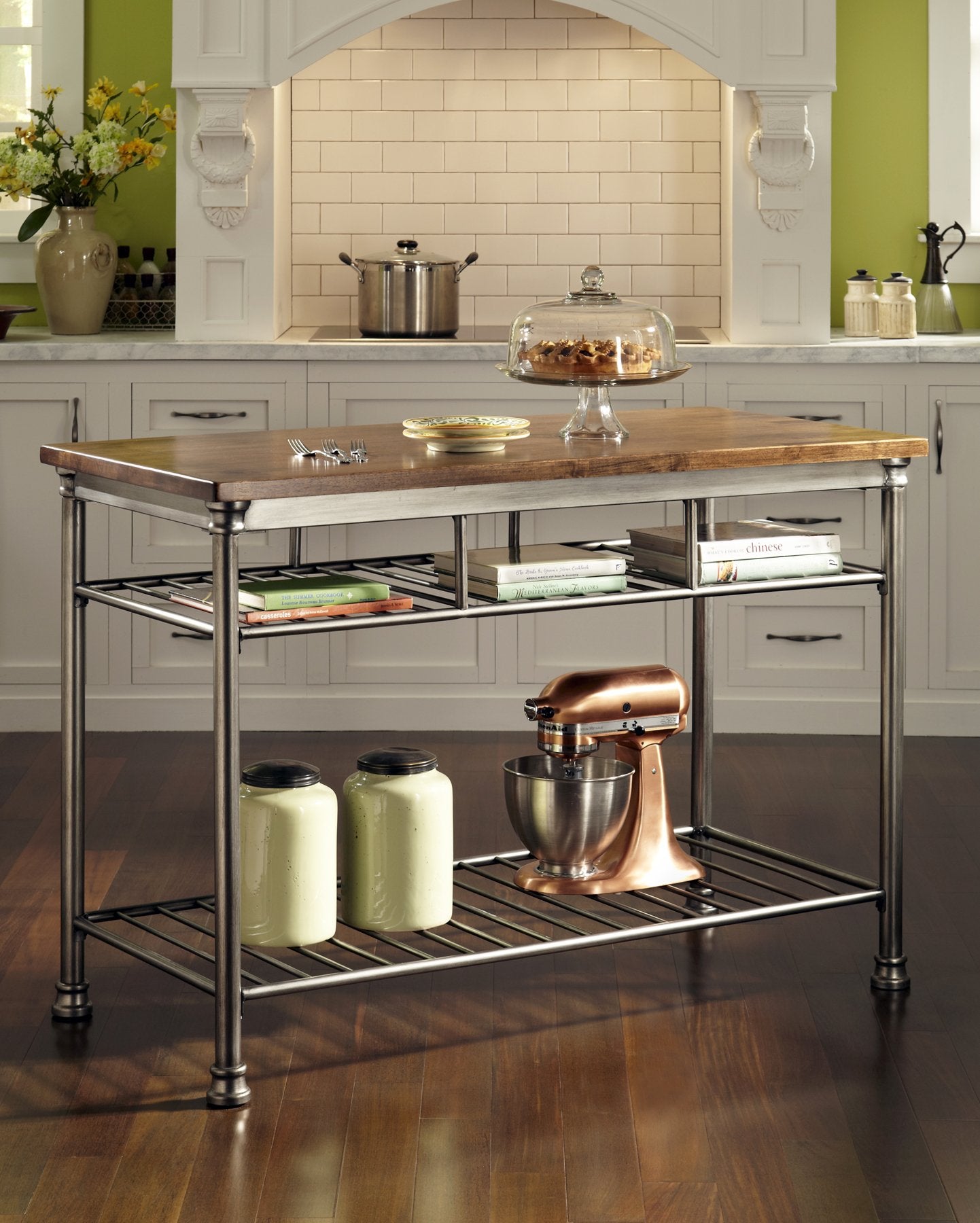 Homestyles Orleans Kitchen Island, FURNITURE, Brown