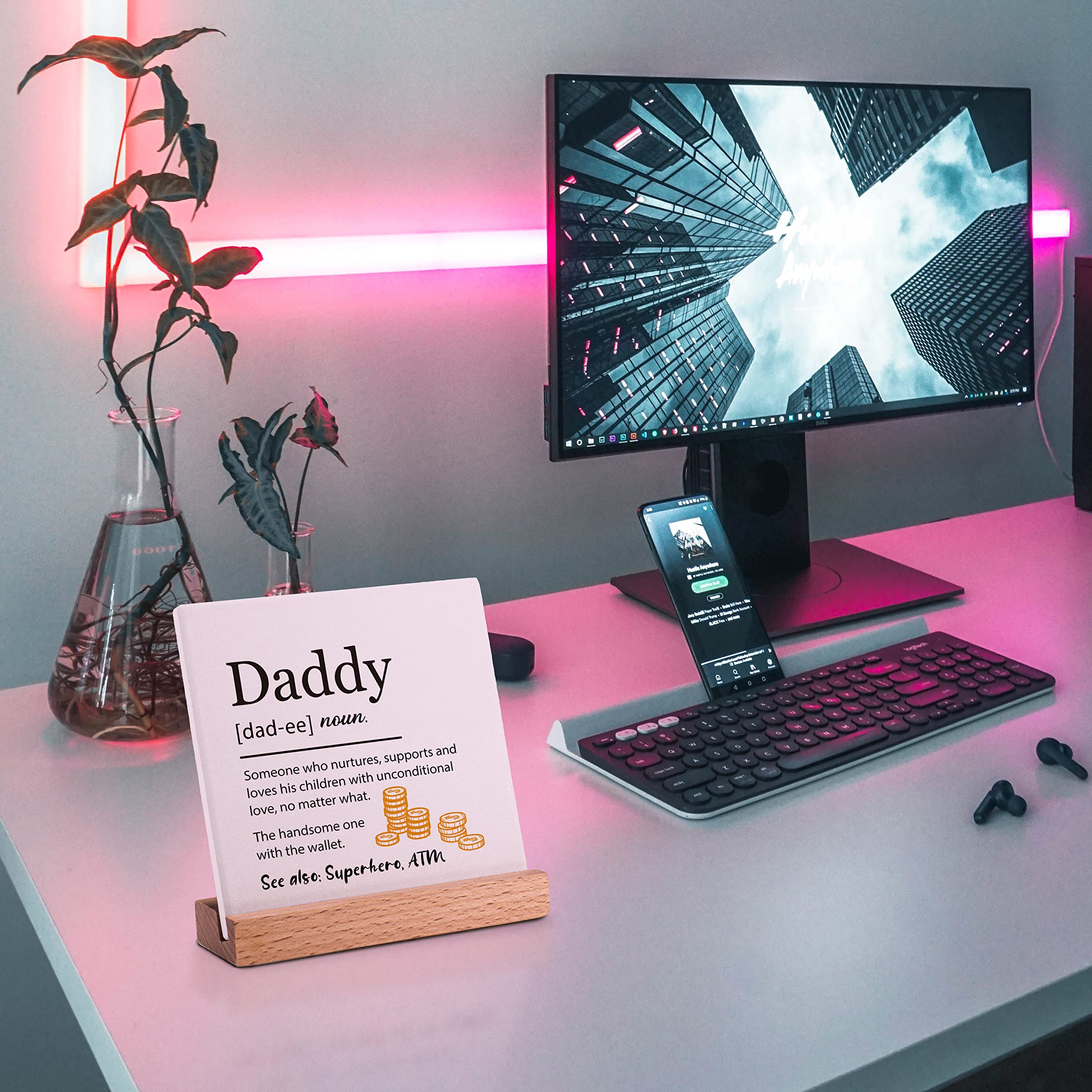 Daddy Funny Definition Gifts from Son Daughter, Father's Day Gifts, Best Dad Ever Gift Ideas, Dad Birthday Gifts for Men, Father's Day Gifts from Kids Wife