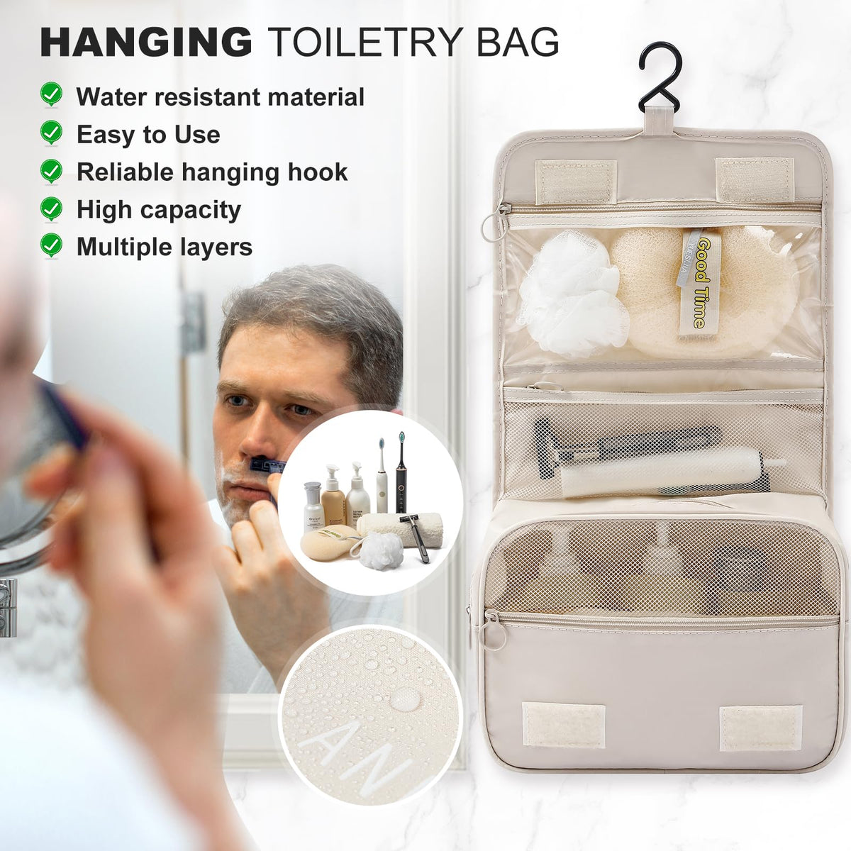 Travel Packing Cube Luggage Organizer - Travel Essential Accessory for Suitcase Lightweight Durable Toiletry Cosmetic Laundry Shoe Compression Carry on Storage Large Bag 10 set