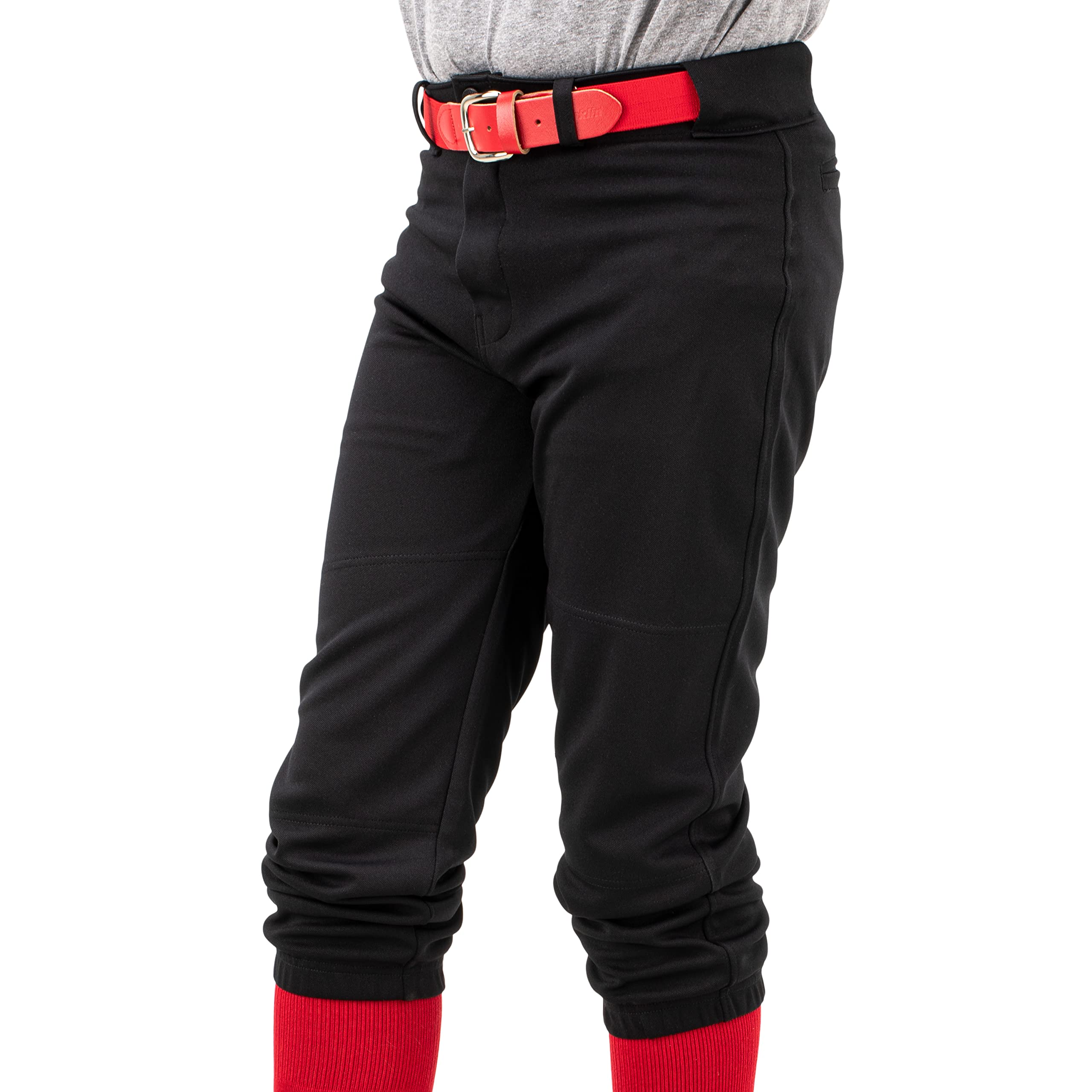Franklin Sports Unisex-Youth Knicker Fit, Black, Small