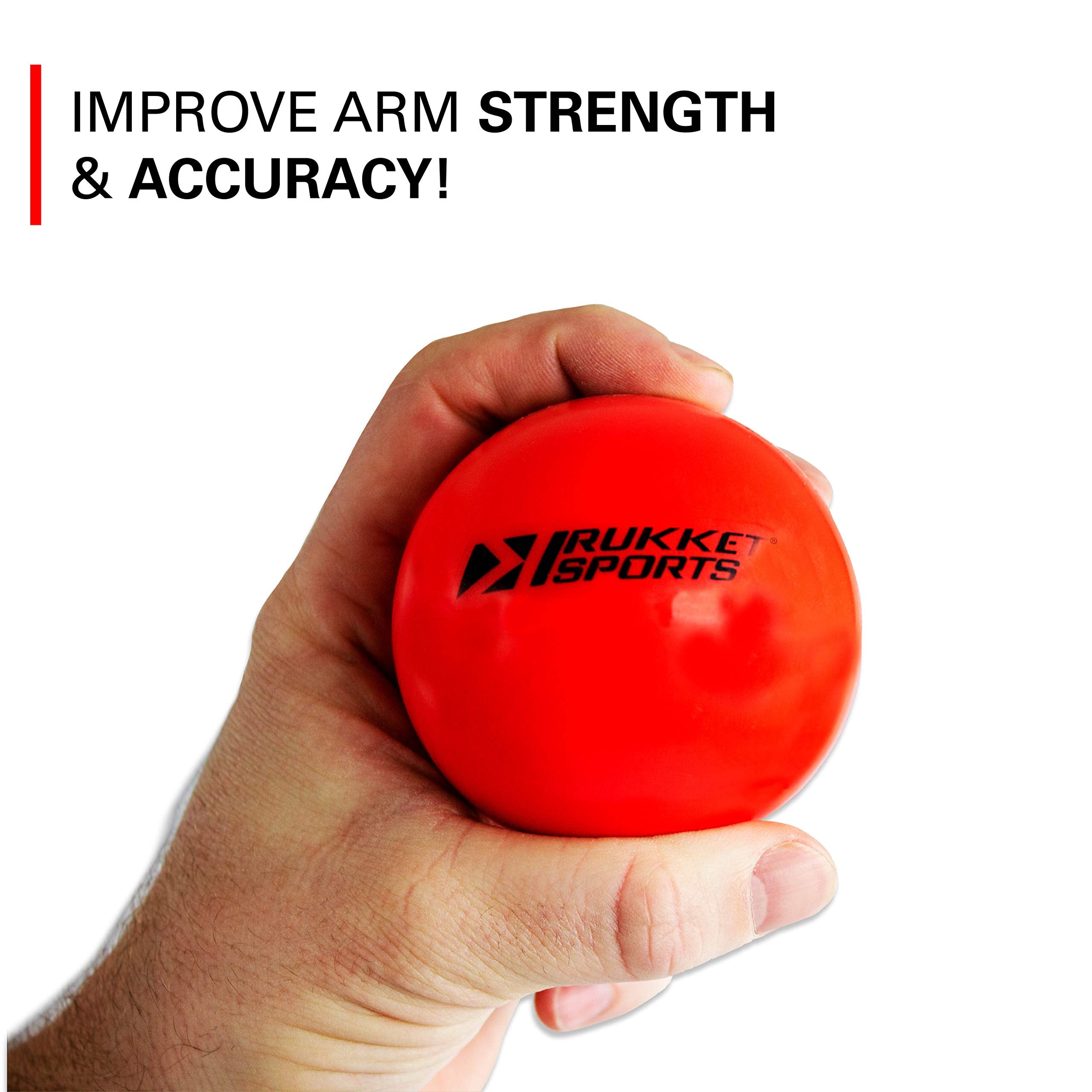 Rukket 9pk Weighted Baseballs/Softballs | Heavy Balls for Hitting, Batting, Pitching Practice (1lb. /16oz. 3” Diameter)