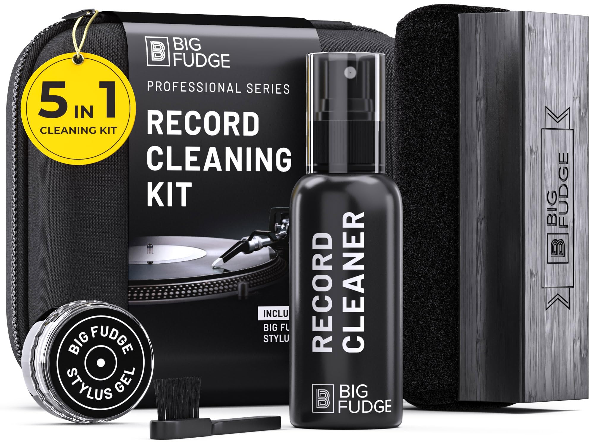 Big Fudge Complete Vinyl Record Cleaning Kit - Par (Essential Cleaning Kit)