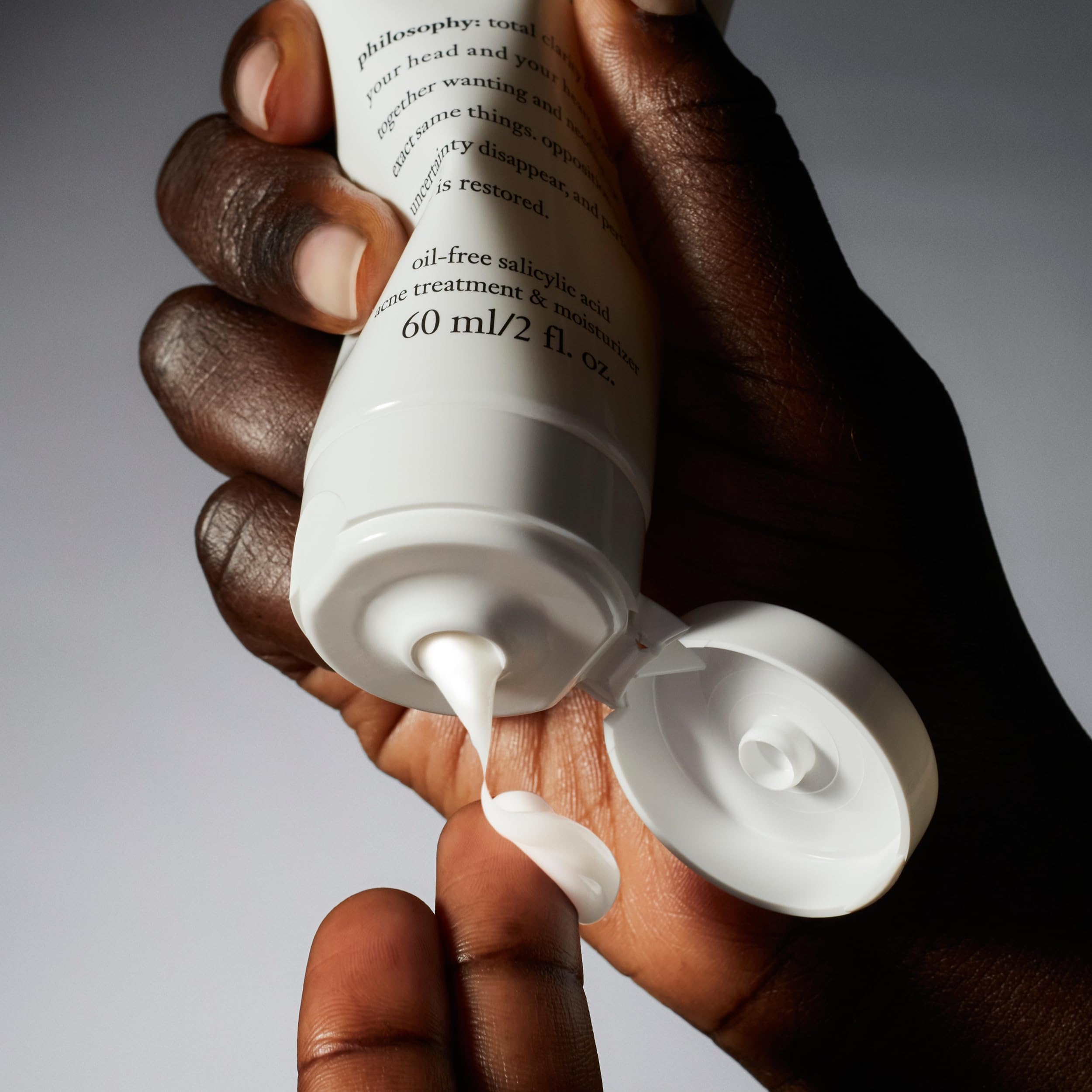 philosophy clear days ahead oil-free acne treatment & moisturizer - face moisturizer with salicylic acid - effectively reduces breakouts - 2 fl oz.