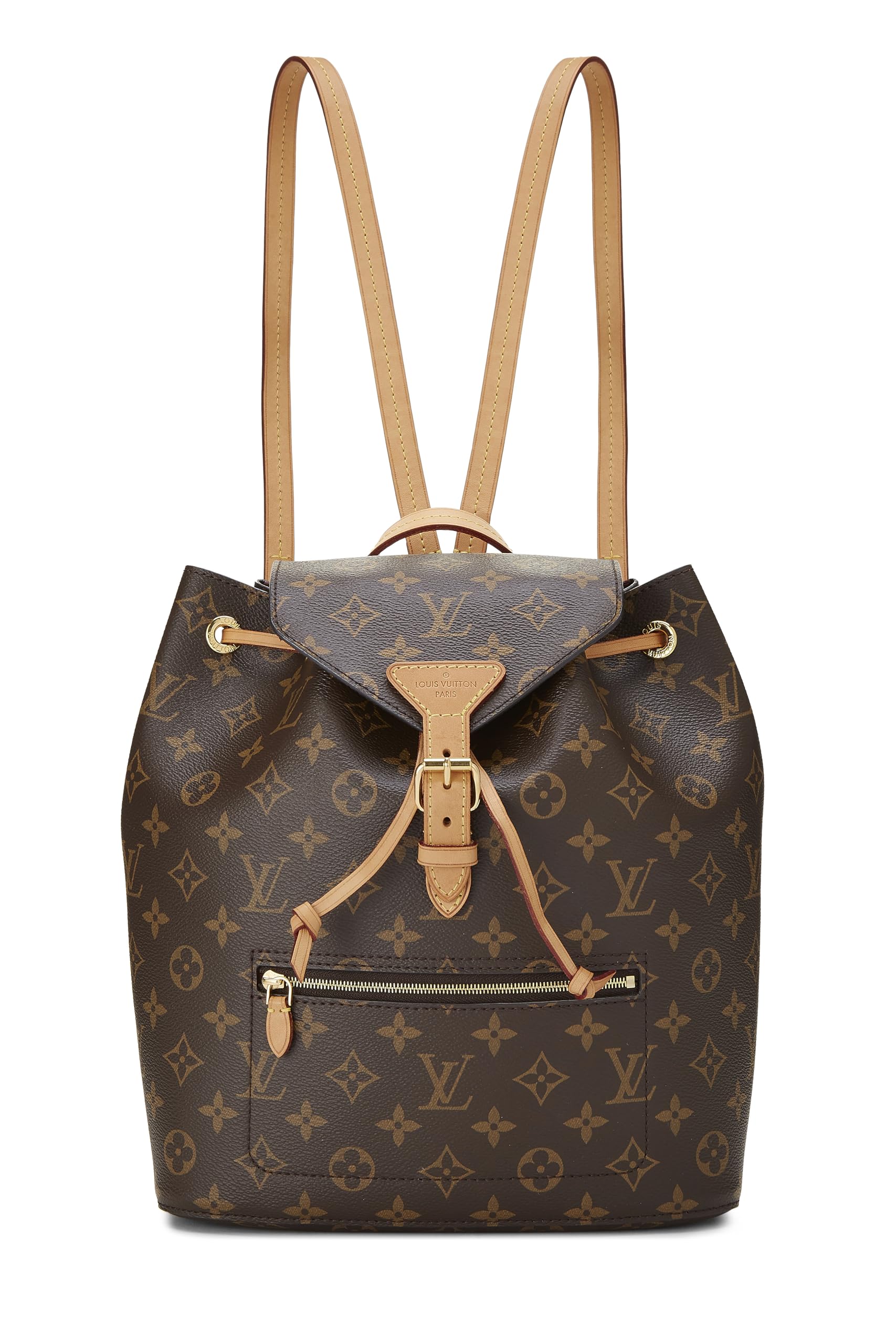 Louis Vuitton, Pre-Loved Monogram Canvas Montsouris MM NM, Brown