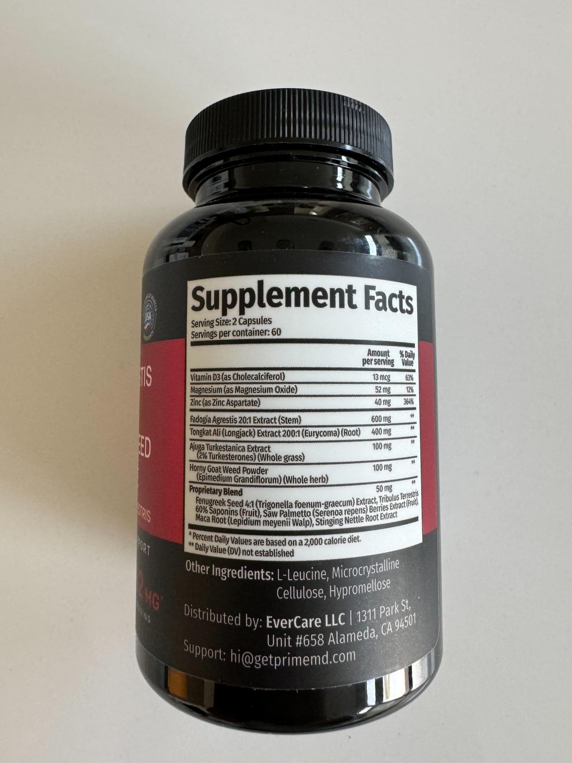 Liquid Collagen Biotin (2pk), Fadogia Tongkat Ali (1pk), and Nitric Oxide (1pk) Supplement Bundle - Potent Vitamins for Hair, Skin, Nails, Heart, Energy, & Testosterone Support - Non-GMO, Vegan