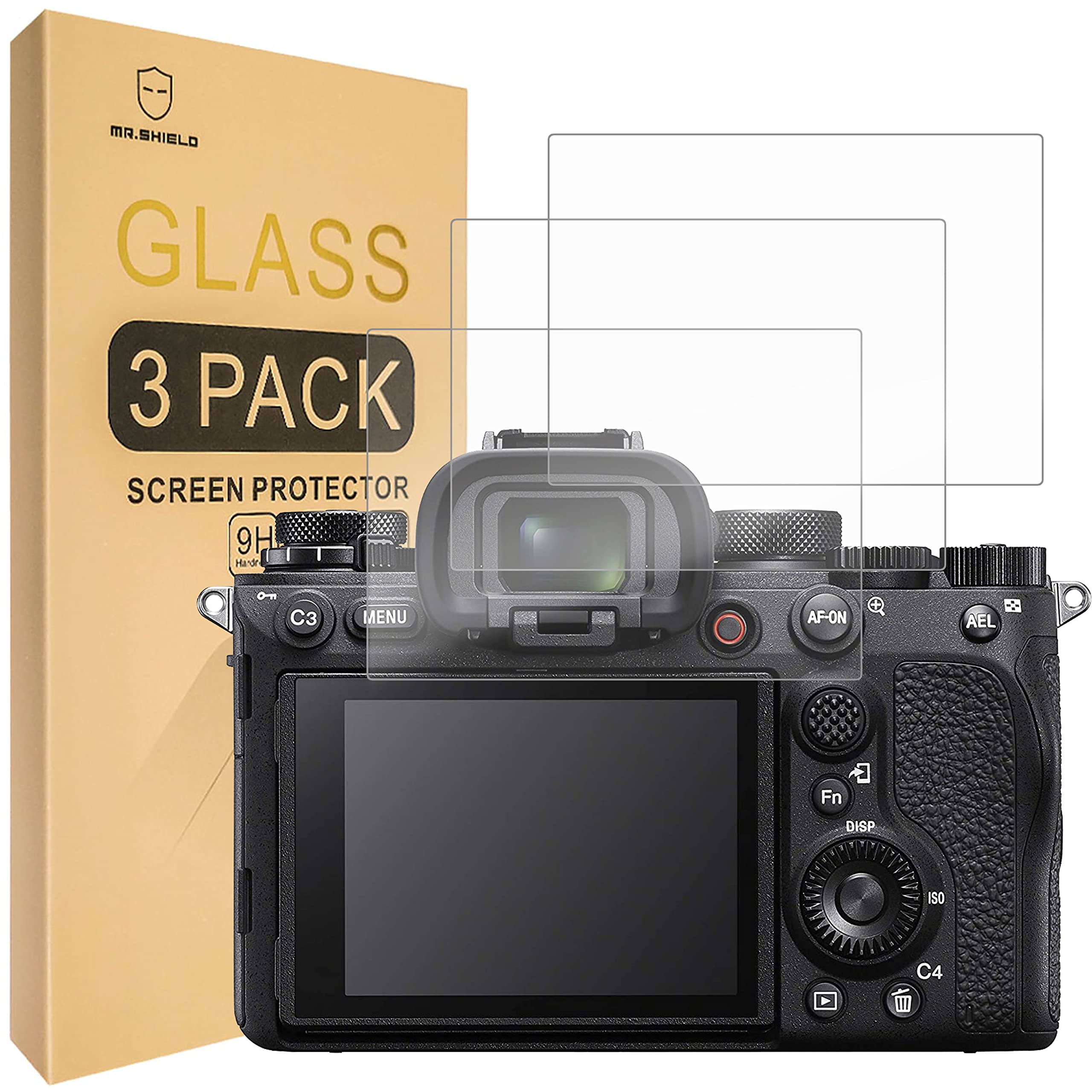 Mr.Shield [3-Pack] Screen Protector For Sony Alpha 1 / A1 Camera [Tempered Glass] [Japan Glass with 9H Hardness] Screen Protector