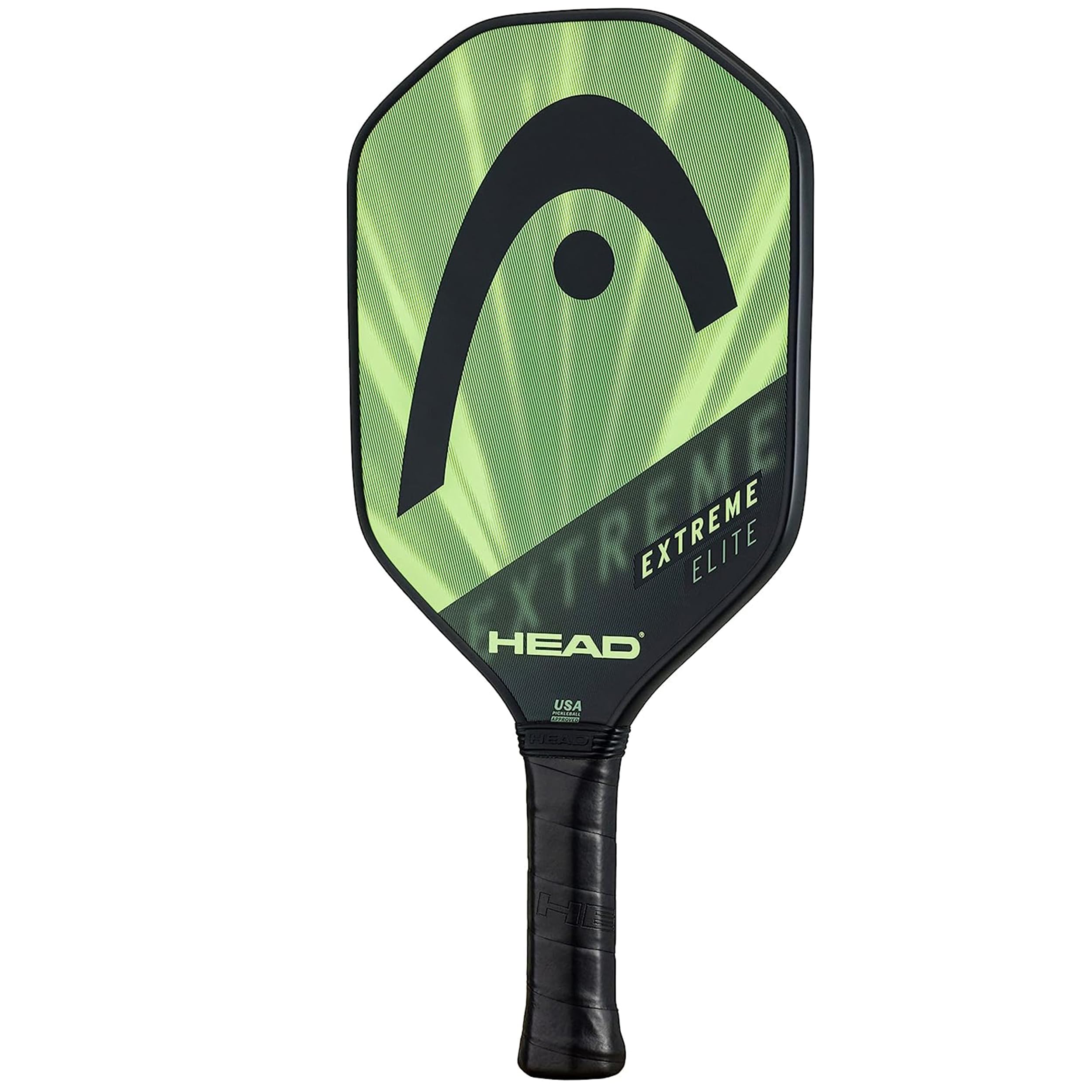 HEAD Extreme Elite Pickleball Paddle - Fiberglass Surface with Honeycomb Polymer Core & Comfort Grip, Black