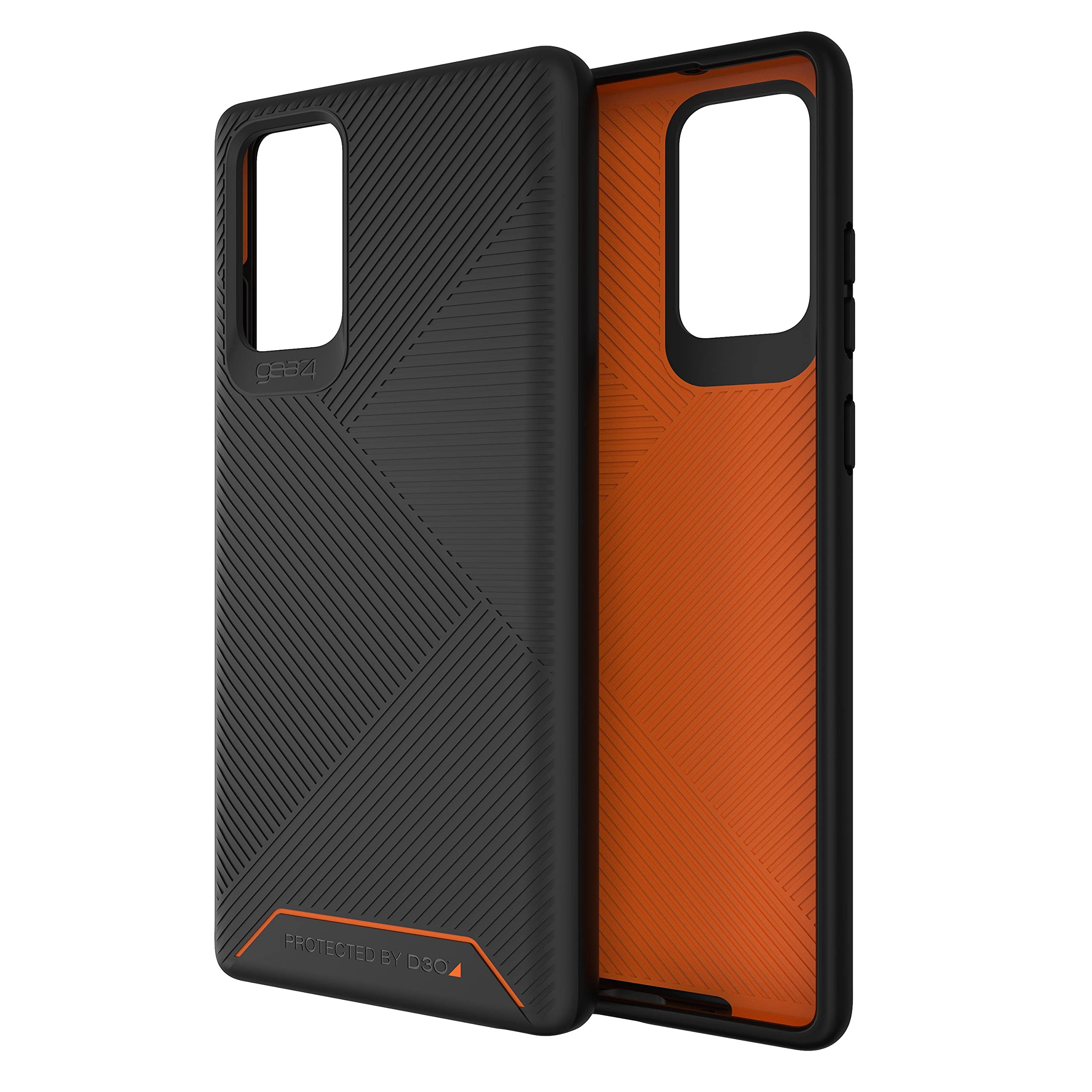 gear4 ZAGG Battersea Hardback Case with Advanced Impact Protection [ Protected by D3O ] with Reinforced Back Protection, Slim Design - Made for Samsung Note 20 Ultra - Black