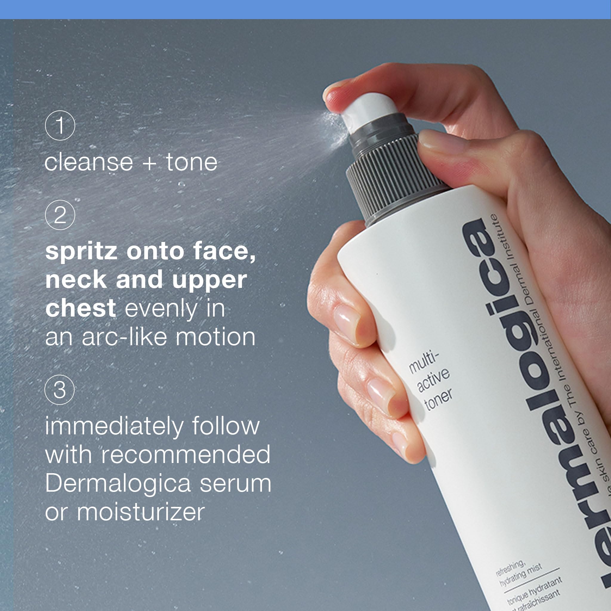 Dermalogica Multi-Active Toner, Facial Spray for Hydrating, Calming, Refreshing - Help Condition Skin and Prepare for Moisture Absorption, 1.7 Fl Oz
