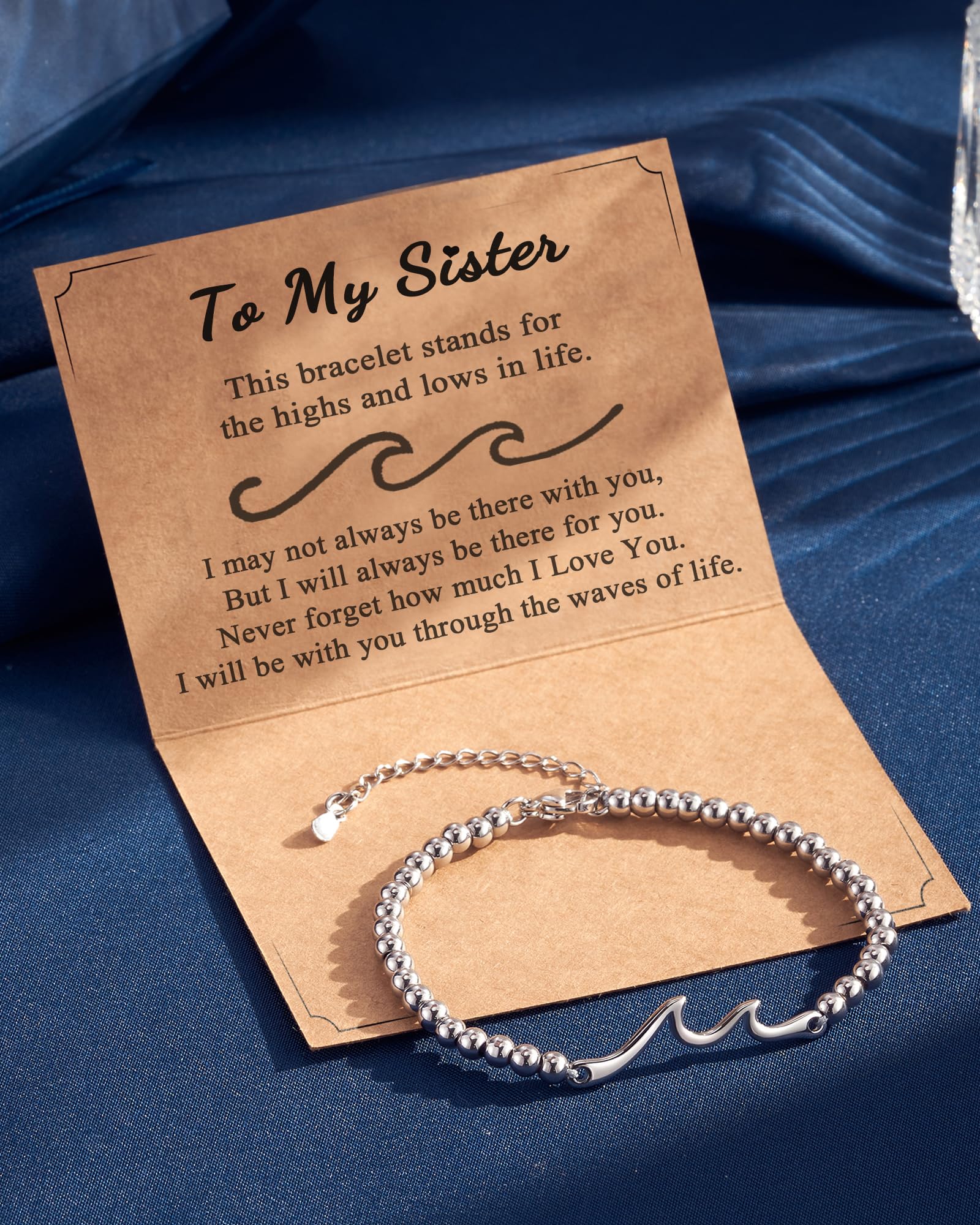 Tarsus Gifts for Sister, Sister Birthday Gifts, Sisters Gifts from Sister Bracelets for Women Christmas Gifts