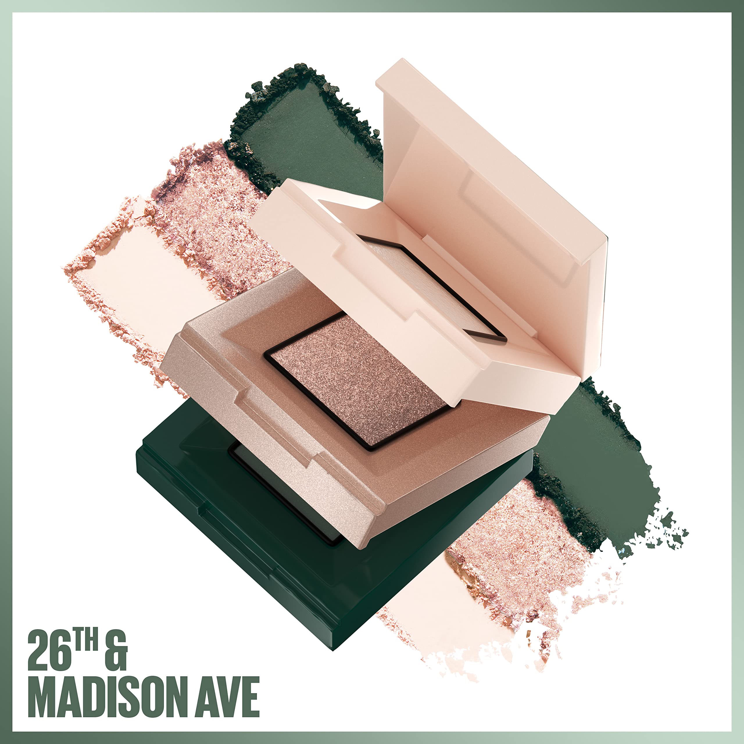 Maybelline New York Shadow Blocks Shadow Blocks Eyeshadow Palette, Stacked Eye Shadow Trio, 26th & Madison Ave, 0.08 oz