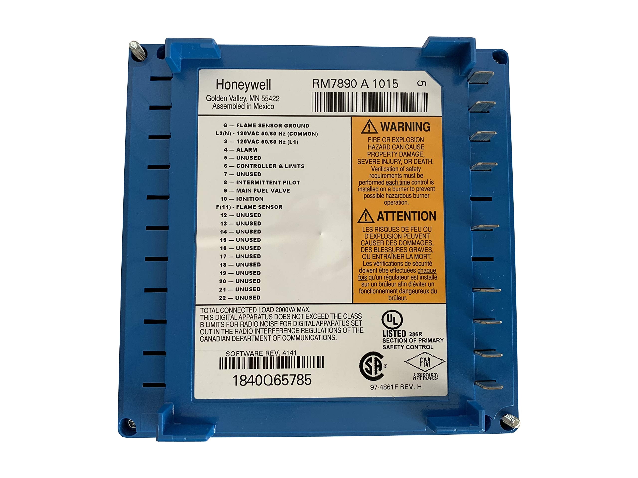 Honeywell RM7890A1015 On-Off Primary Burner Control