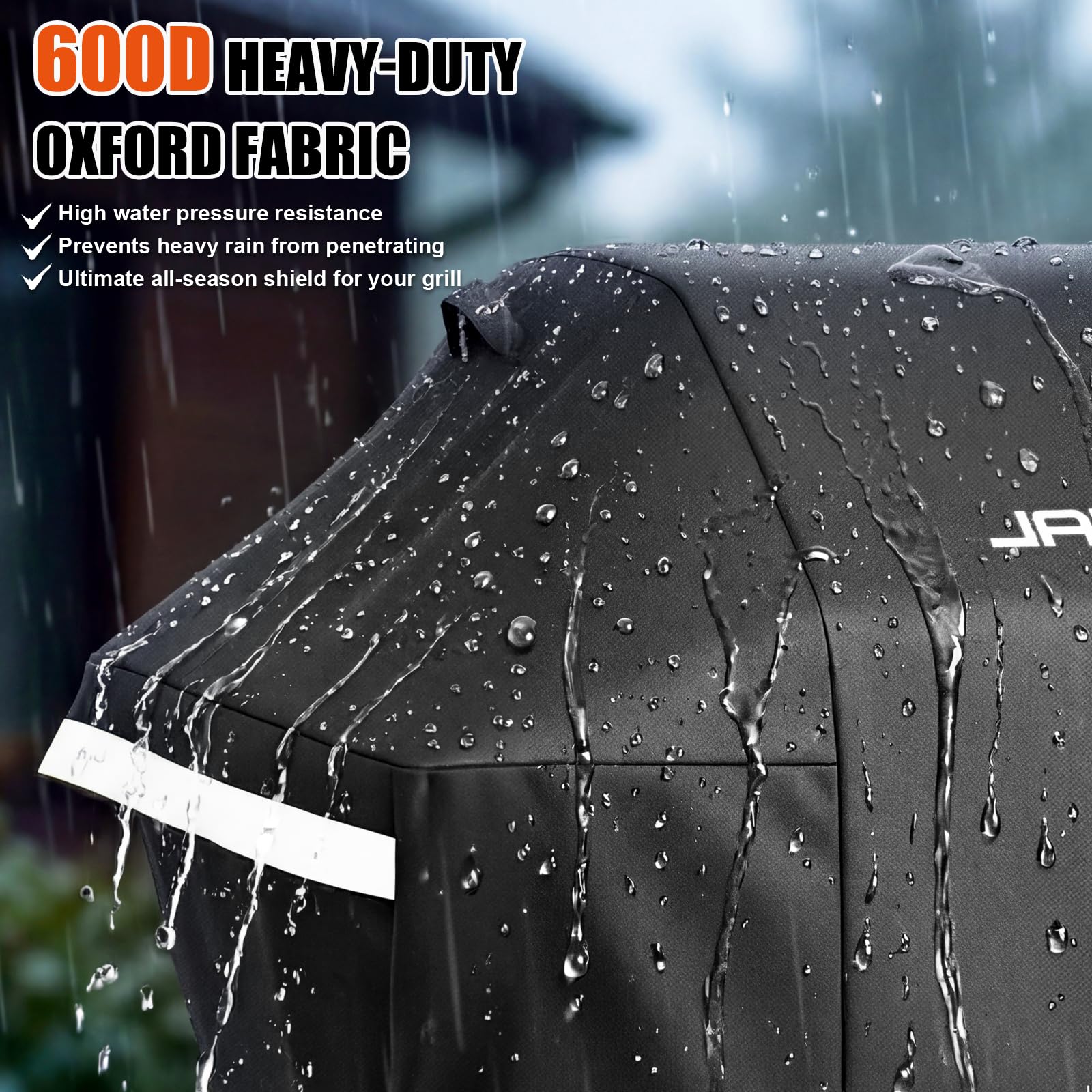 72 inch BBQ Grill Cover - 600D BBQ Cover for Outdoor Grill Heavy Duty and Waterproof,Large Barbecue Gas Grill Covers for Weber,Char-Broil,Nexgrill,Monument,Dyna-glo,Brinkmann and More