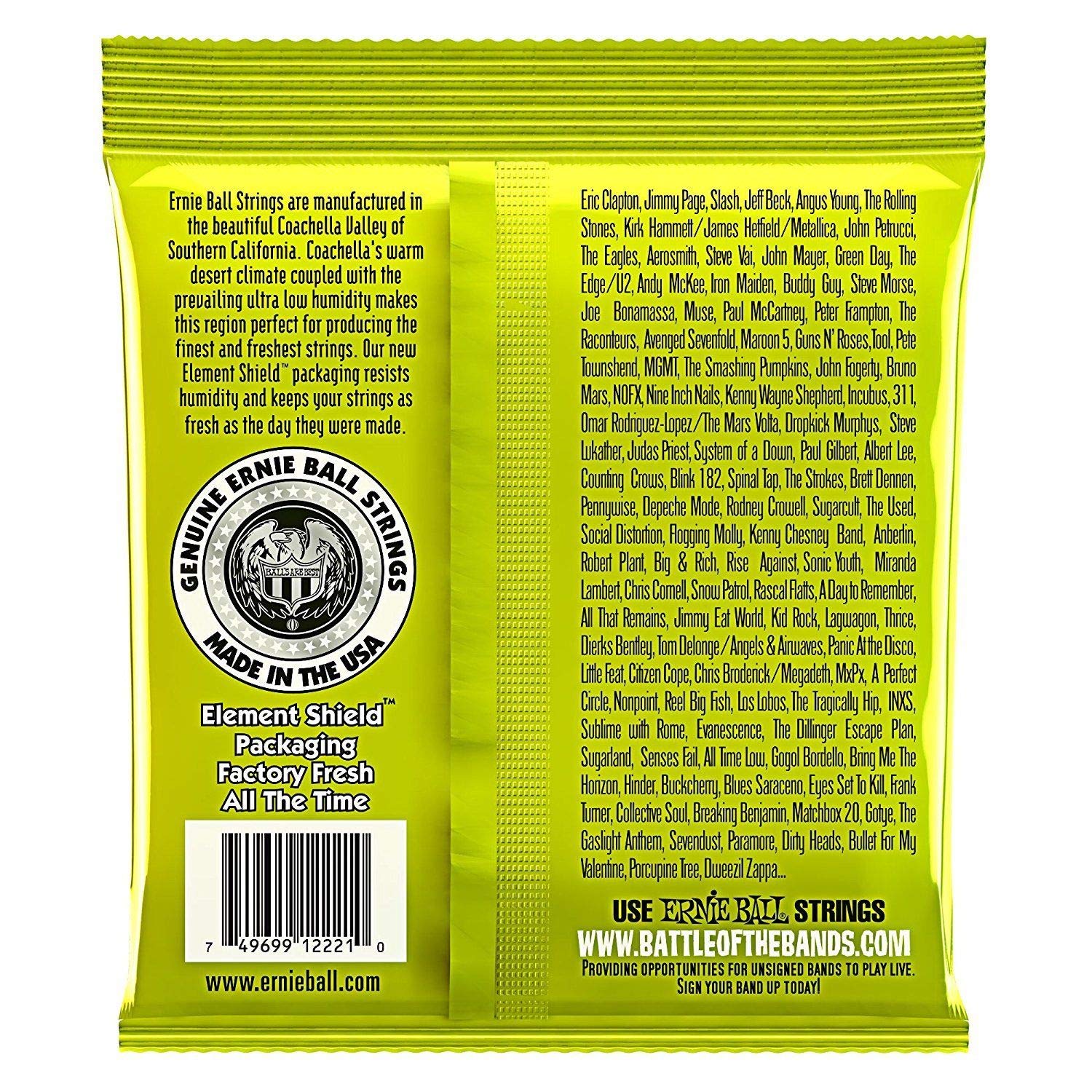 Ernie Ball 2221 Nickel Regular Slinky Electric Guitar Strings 3 Pack