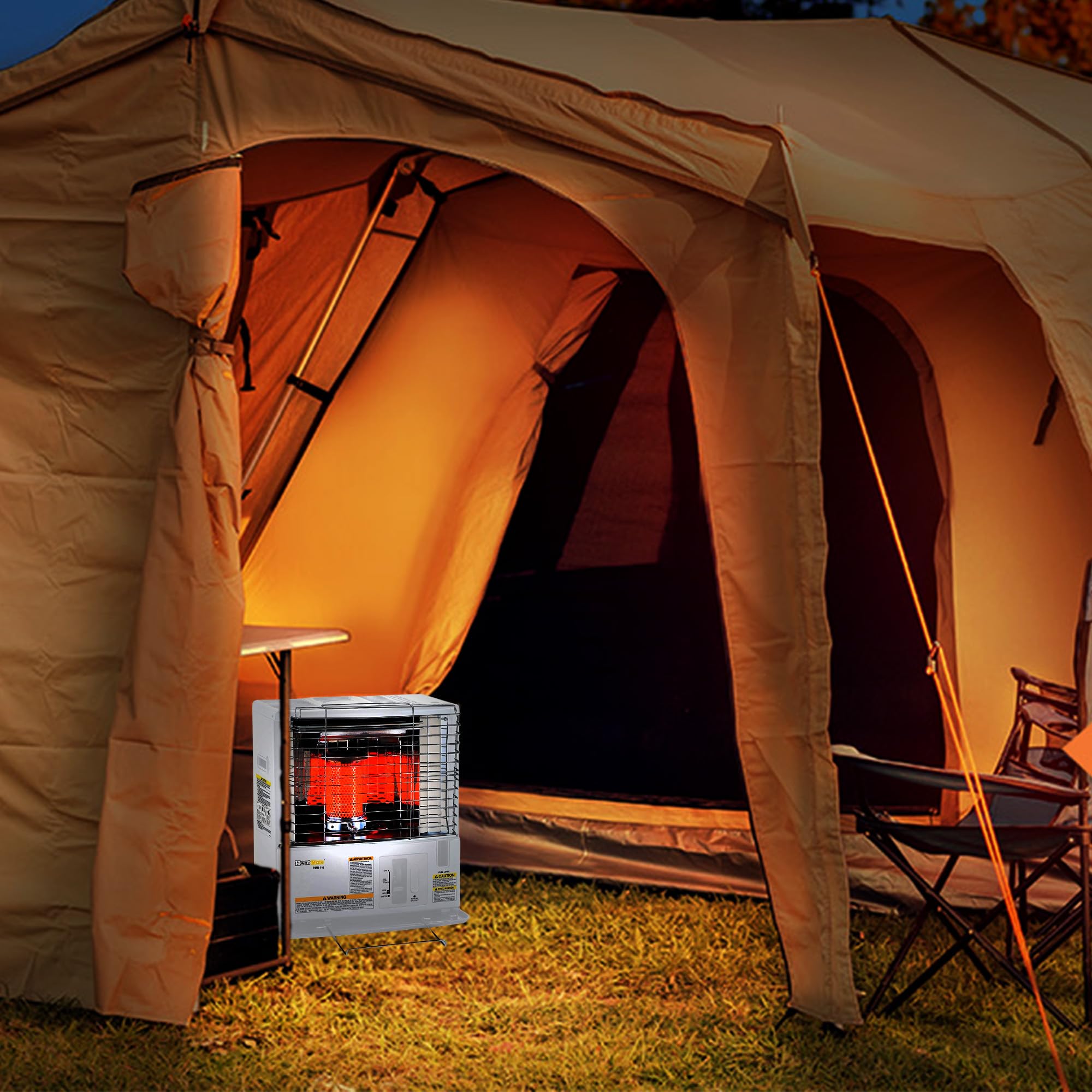 Sengoku HeatMate Portable Kerosene Indoor Outdoor Space Heater for 400 sq. ft., 10,000 BTU