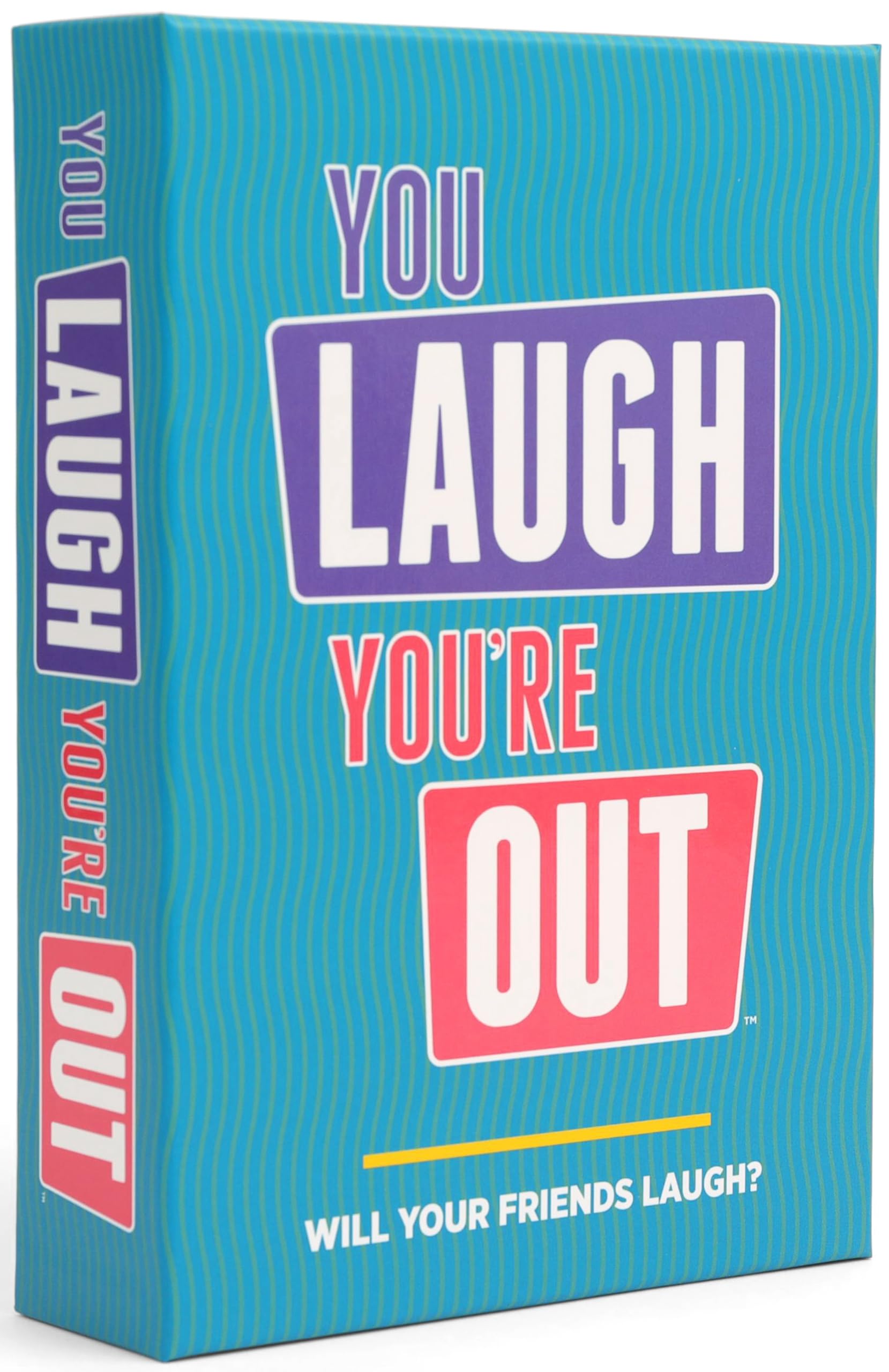 DSS Games You Laugh You're Out A Party Game with Hilarious Charades Family Card Games for Adults & Kids, 125 Prompt Cards Fun Card Games for Family Game Nights, Gatherings, & Parties Ages 14 +