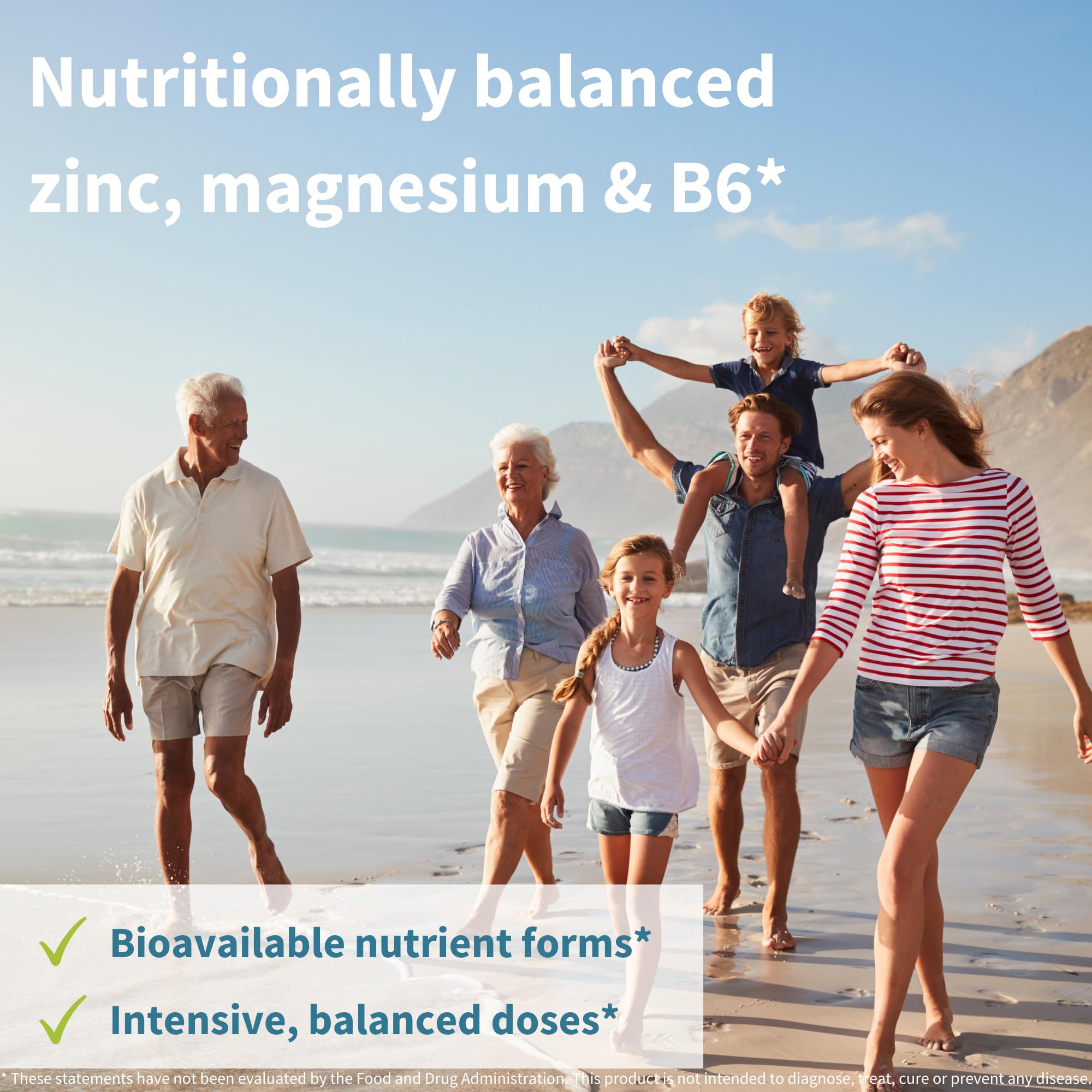 Neurobalance, High Absorption Zinc Magnesium B6 Supplement, Non-GMO Brain, Sleep & Immune, Chelated Zinc Picolinate 24mg, Oxide-Free Magnesium & Vitamin B6, 120 Tablets, by Igennus