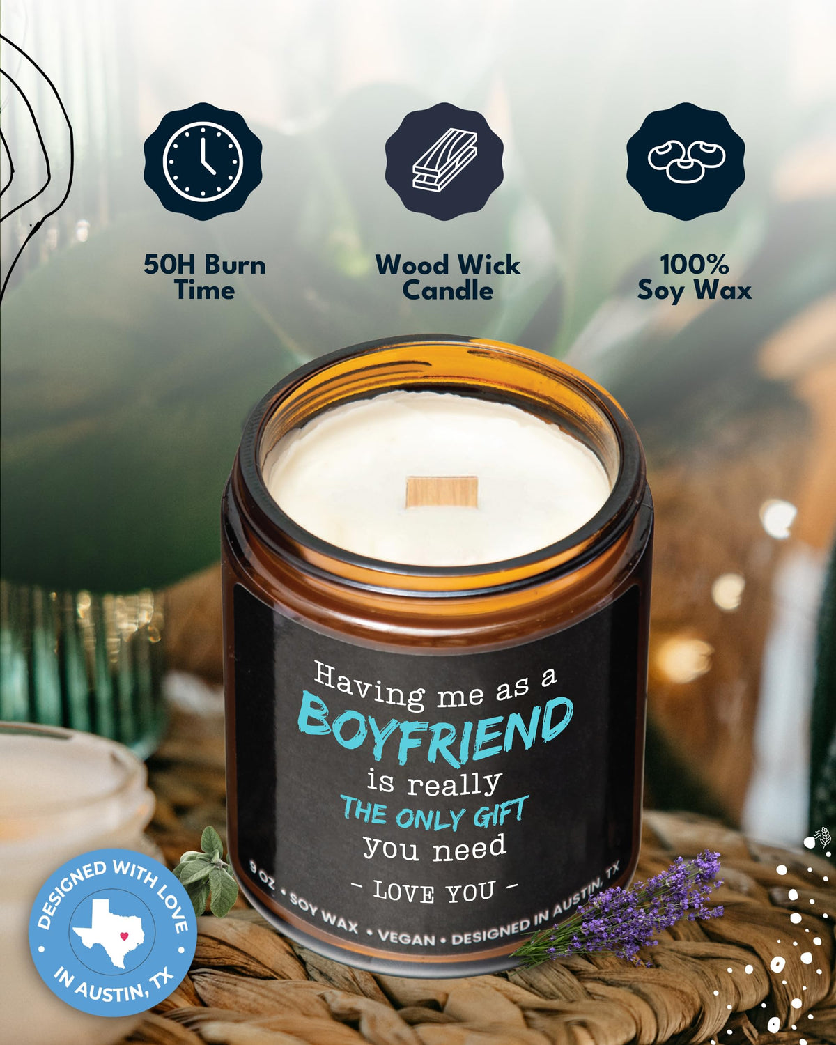 Girlfriend Candle, Funny Gift for Girlfriend from Boyfriend, Best Gifts for Girlfriend Birthday Gifts, Anniversary & Birthday Gifts for Girlfriend Gift Ideas, Best Birthday Gift for Girlfriend Gifts