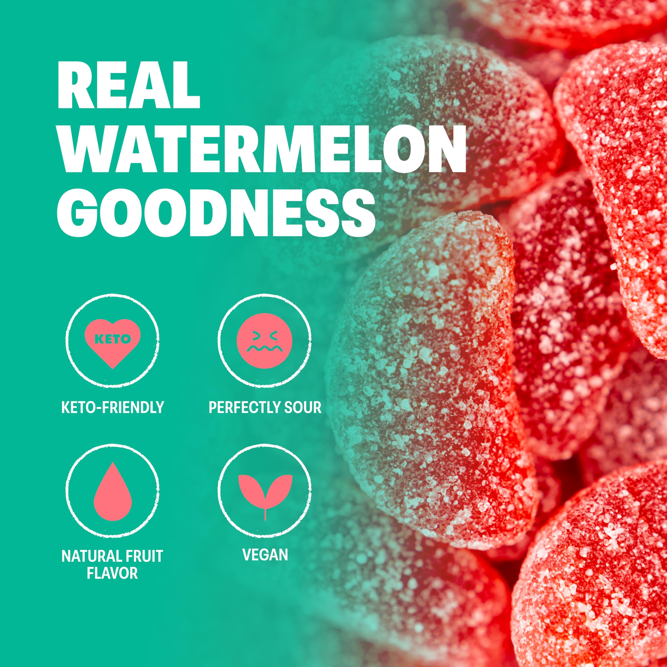 Shameless Snacks - Healthy Low Calorie Snacks, Low Carb Keto Gummies (Gluten Free Candy) - 6 Pack Wassup Watermelon