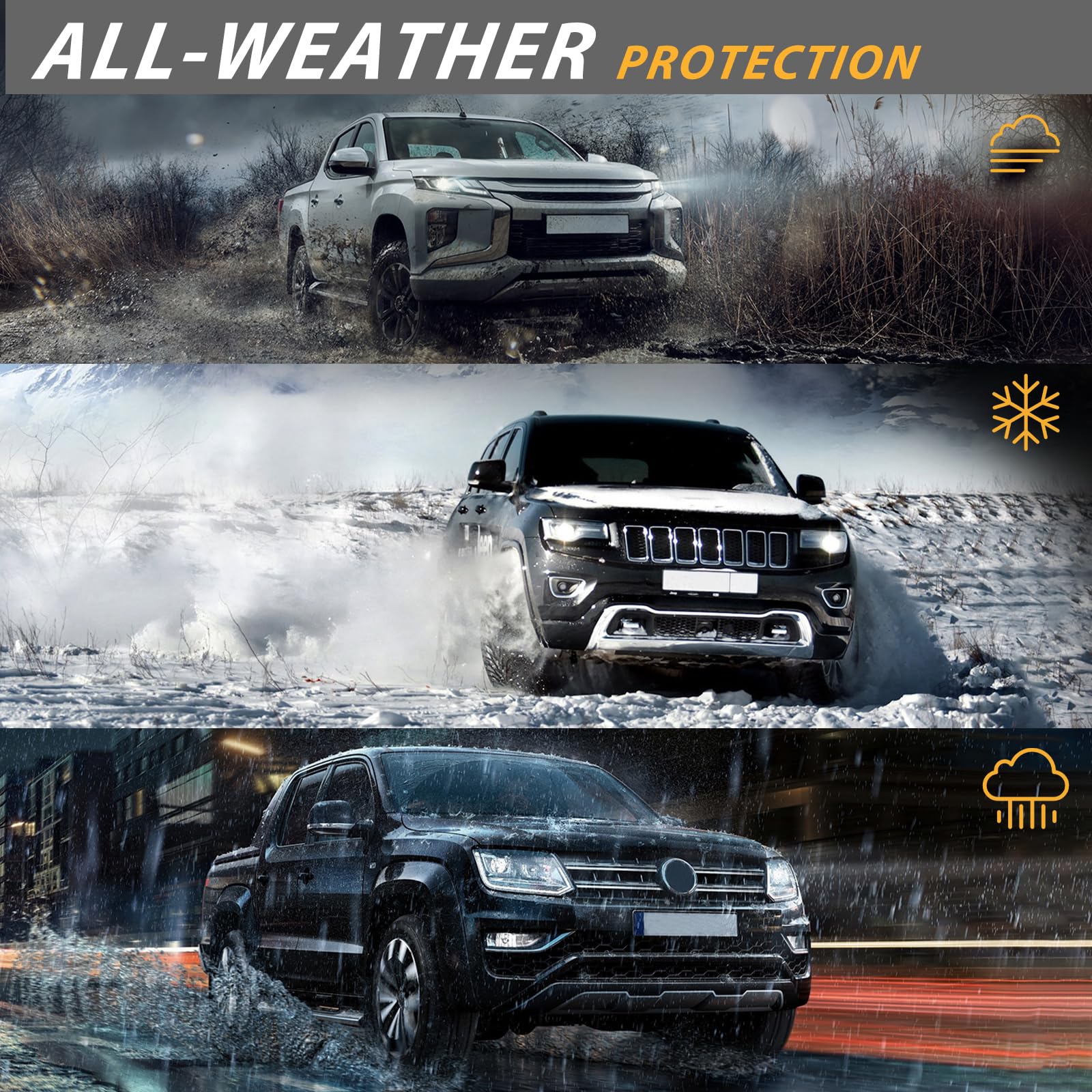 AIPOIL® Floor Mats Custom for 2024 2025 Mazda CX90 & CX-90 PHEV(6&7 Passengers) 丨Fits 1st & 2nd & 3rd Row丨TPE All Weather Anti-Slip Floor Liners丨 Full Set mats Car Accessories, Black