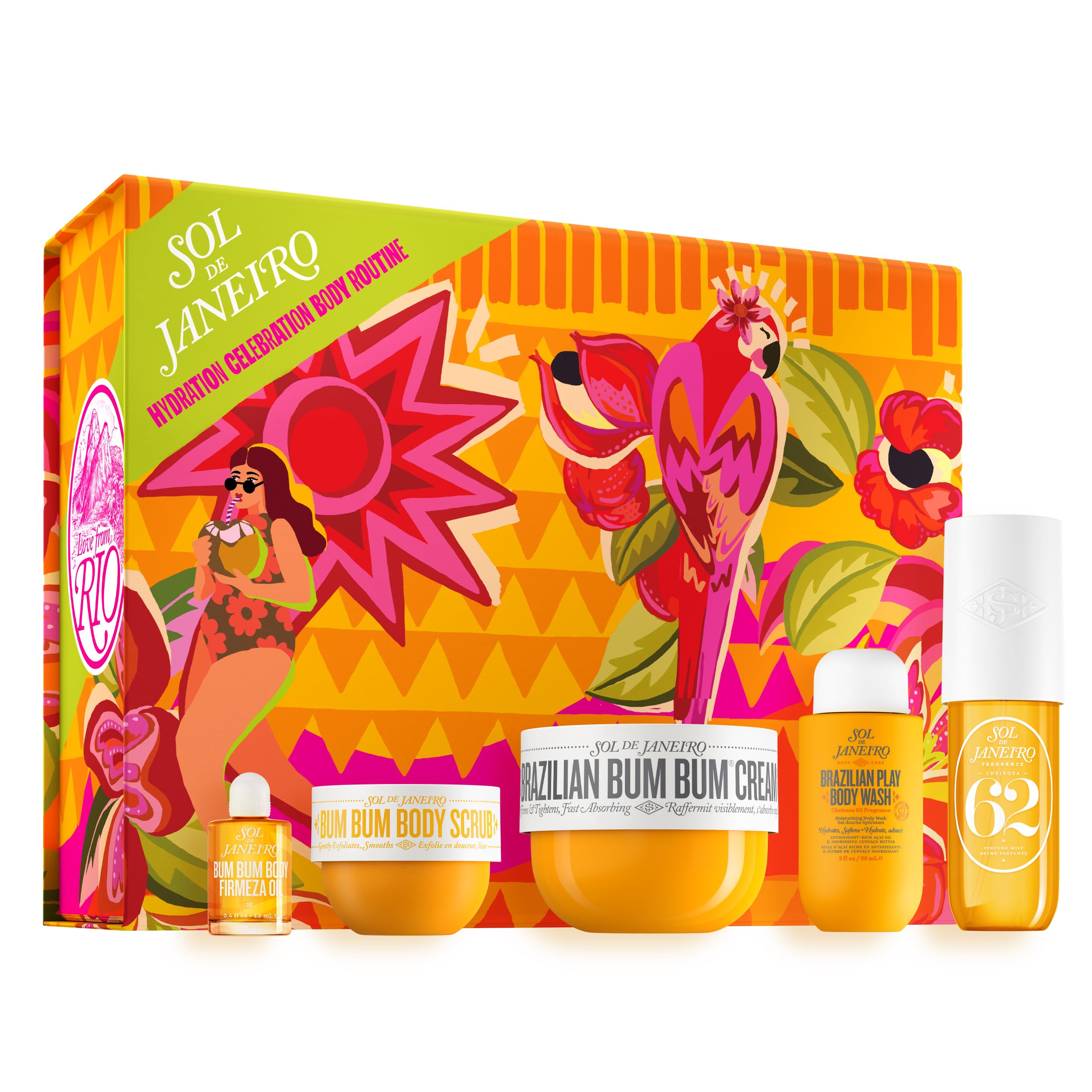 SOL DE JANEIRO Hydration Celebration Body Routine Gift Set