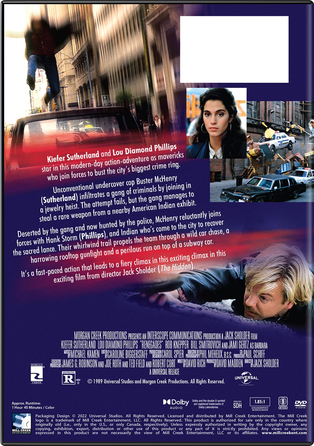 Renegades - Vintage Video DVD
