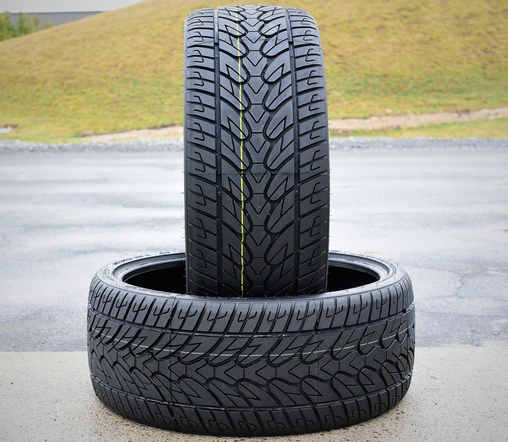 Set of 2 (TWO) Fullway HS266 All-Season Truck/SUV Performance Radial Tires-305/35R24 305/35/24 305/35-24 112V Load Range XL 4-Ply BSW Black Side Wall UTQG 420AA
