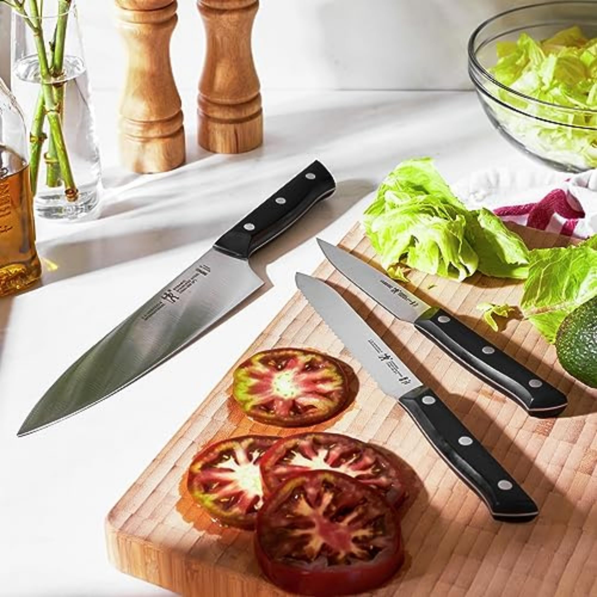 HENCKELS Dynamic Razor-Sharp 7-Piece Knife Set, Chef Knife, Bread Knife, German Engineered Informed by 100+ Years of Mastery