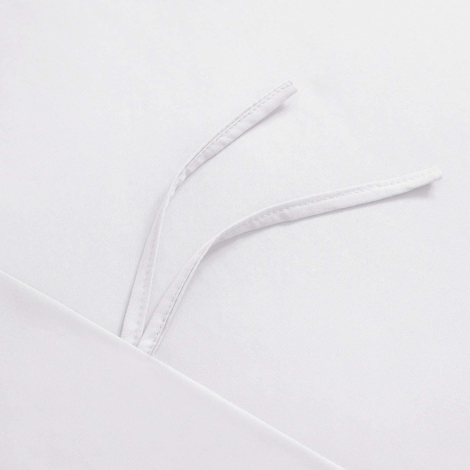 Mellanni Bed Sheet Set + Duvet Cover Set Bundle&Save - Hotel Luxury Bedding - Bundle Includes: 4pcs Bed Sheet Set and 5pcs Duvet Cover Set (King, White)