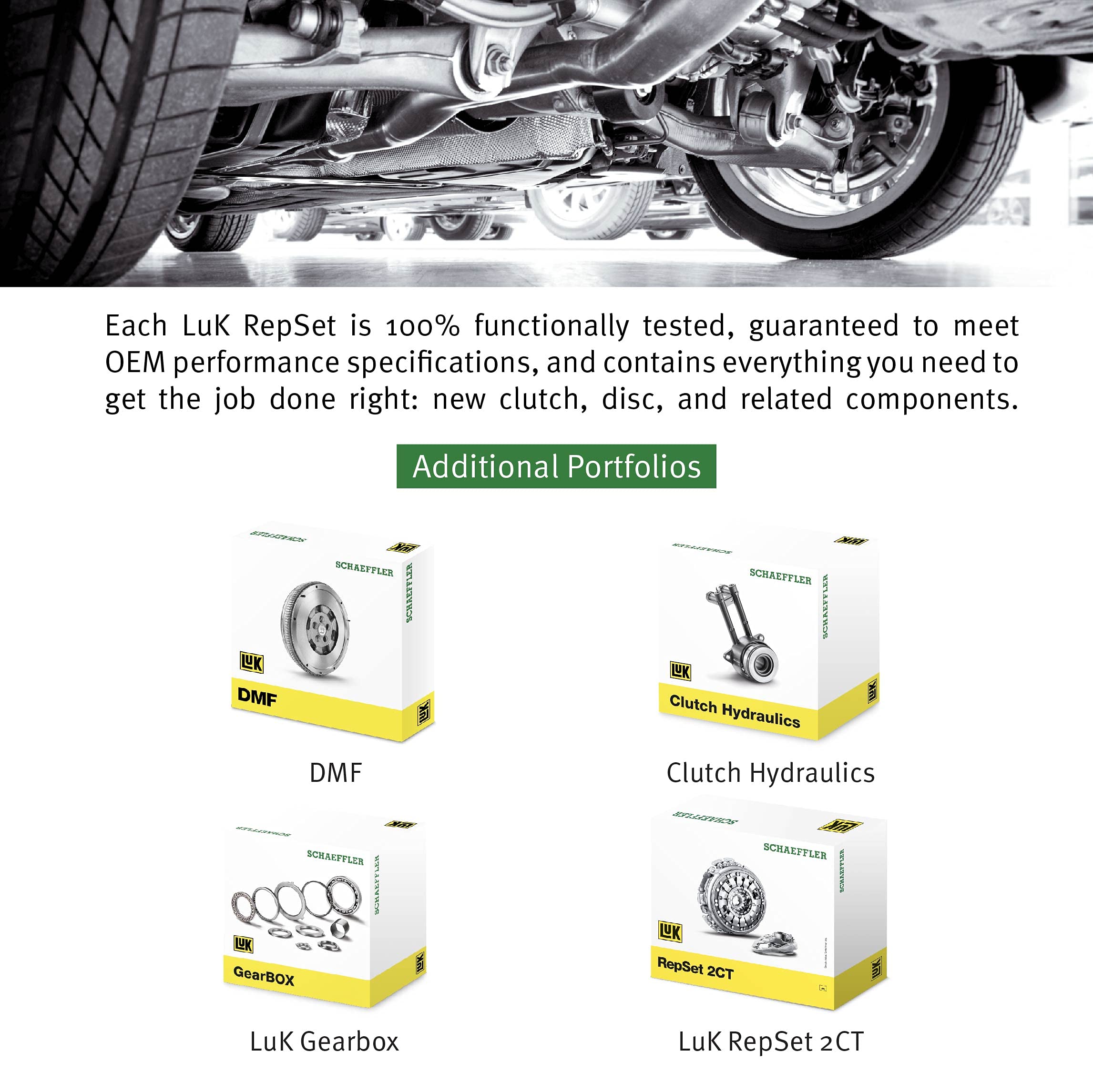 Schaeffler LuK RepSet 07-013 Clutch Kit, OEM Clutch Replacement Kit