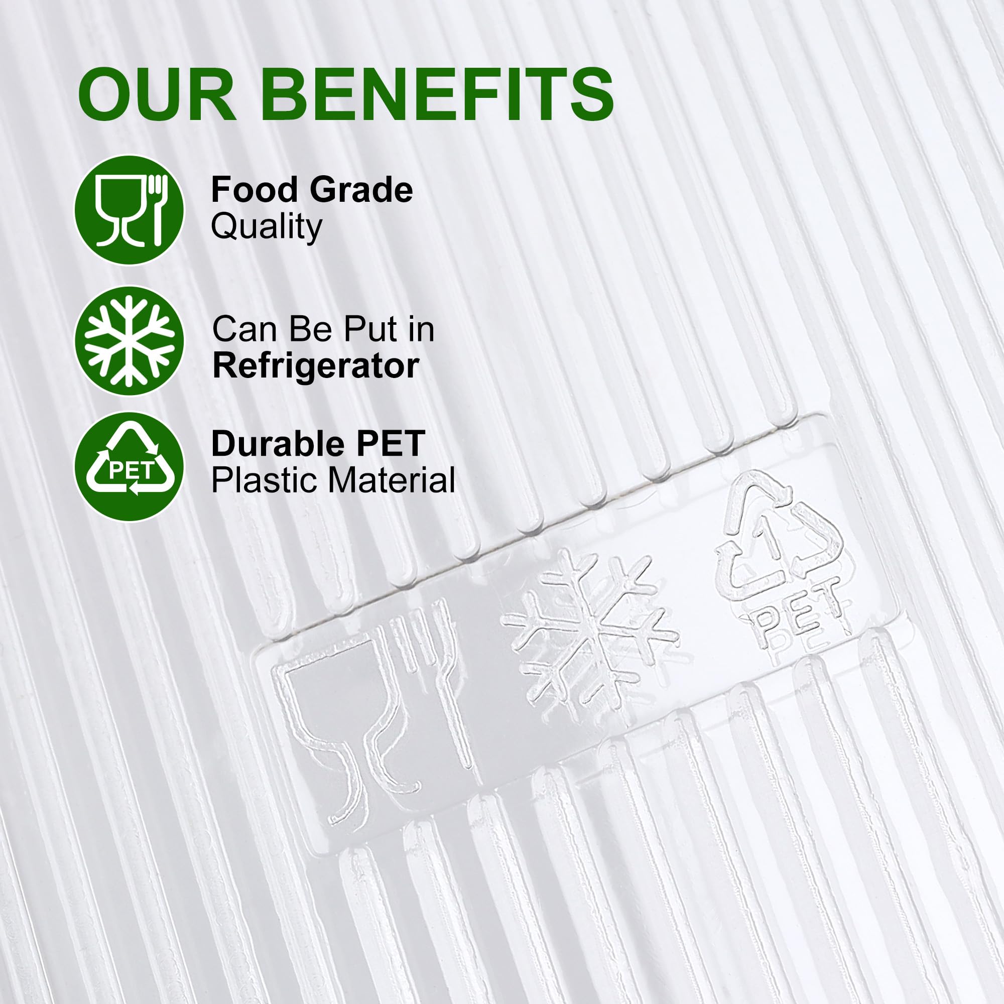 LotFancy 8 Pack Clear Plastic Drawer Organizers, Food Grade Storage Trays, Non-Slip Storage Bins for Kitchen Utensil, Silverware Cutlery, Bathroom, Office Desk, Makeup, Jewelry, 9.2''×3''×2''