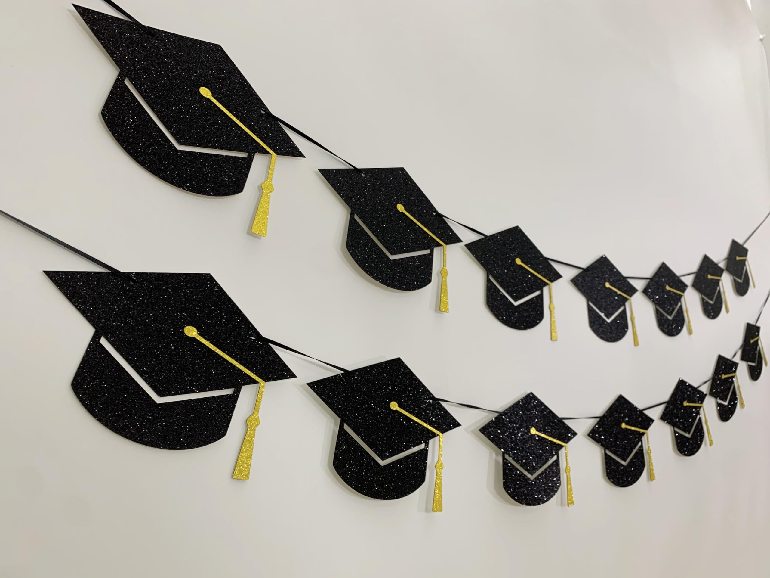 Tinbax Graduation Decorations Class of 2023 Party Supplies - Graduation Banner(Pre-Strung)