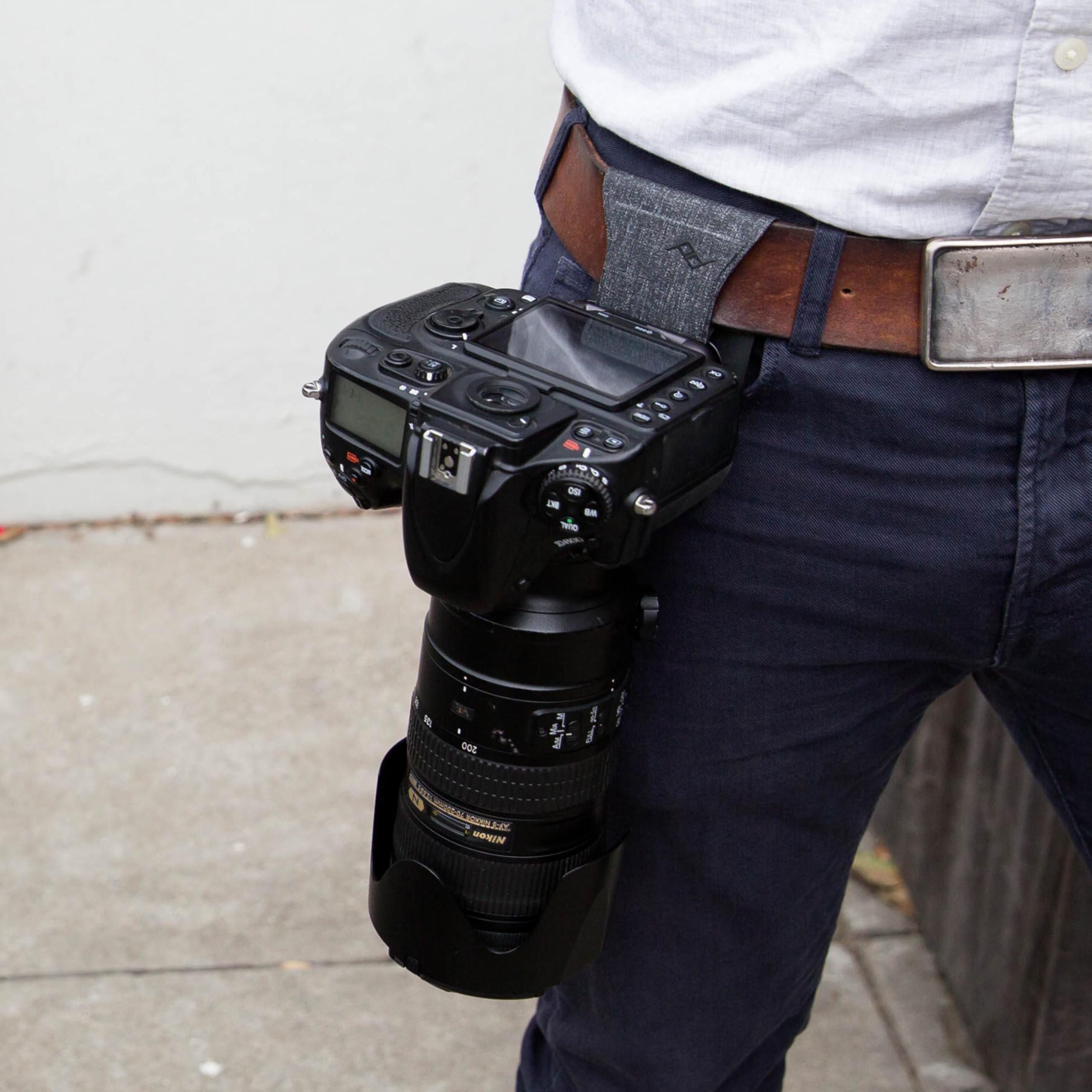 Peak Design Pro Pad V2, Charcoal, Enhanced Comfort and Stability for Capture Camera Clip, Holds DSLR, Compact and Point and Shoot Bodies, Attaches to Backpack Straps and Belts, Weatherproof EVA Foam