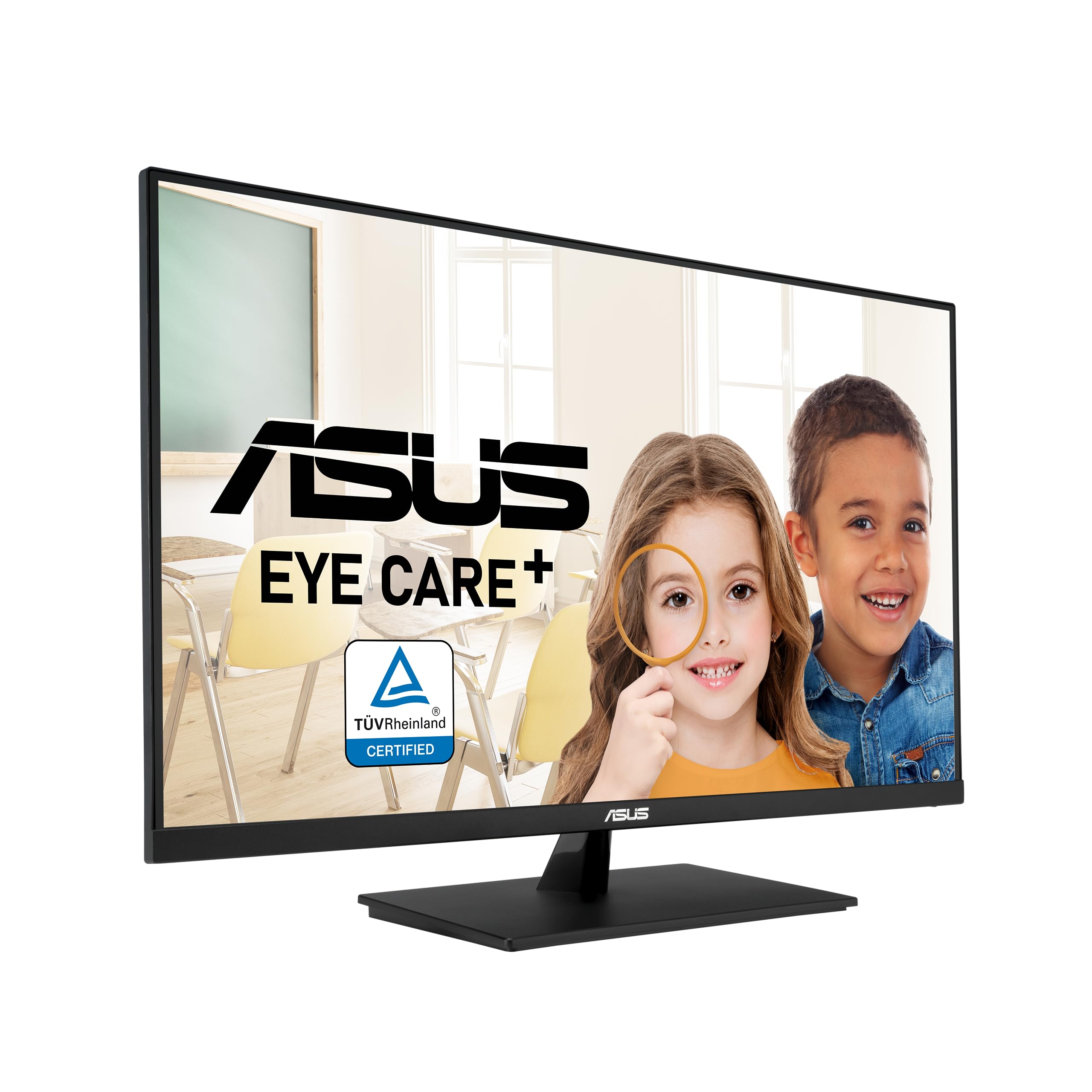 ASUS 31.5” 4K HDR Eye Care Monitor (VP327Q) – UHD (3840 x 2160), 99% sRGB, HDR-10, Adaptive-Sync, Speakers, DisplayPort, HDMI, Flicker Free, Blue Light Filter, VESA Mountable,Black