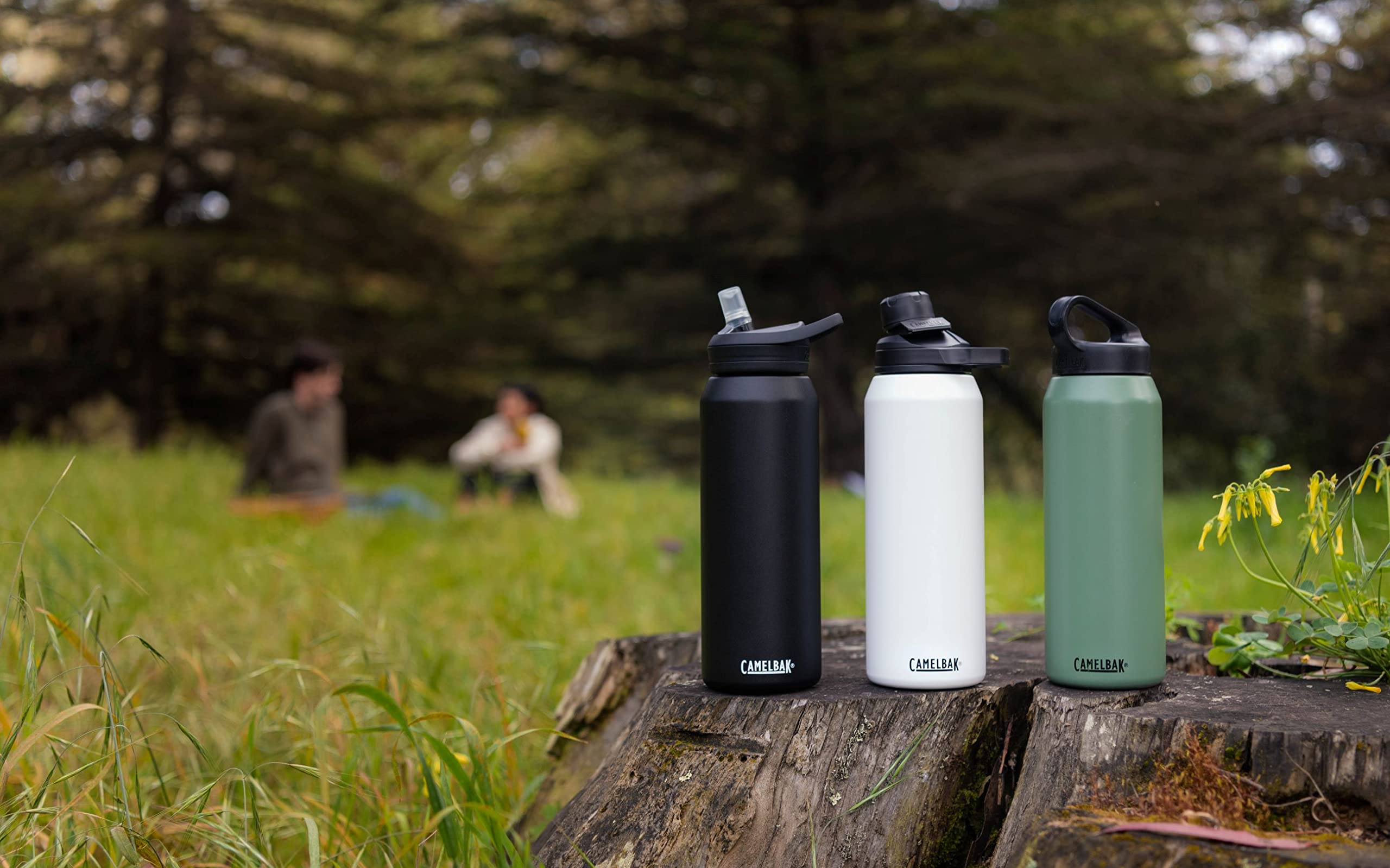 CamelBak Chute Mag 25oz Vacuum Insulated Stainless Steel Water Bottle, Moss