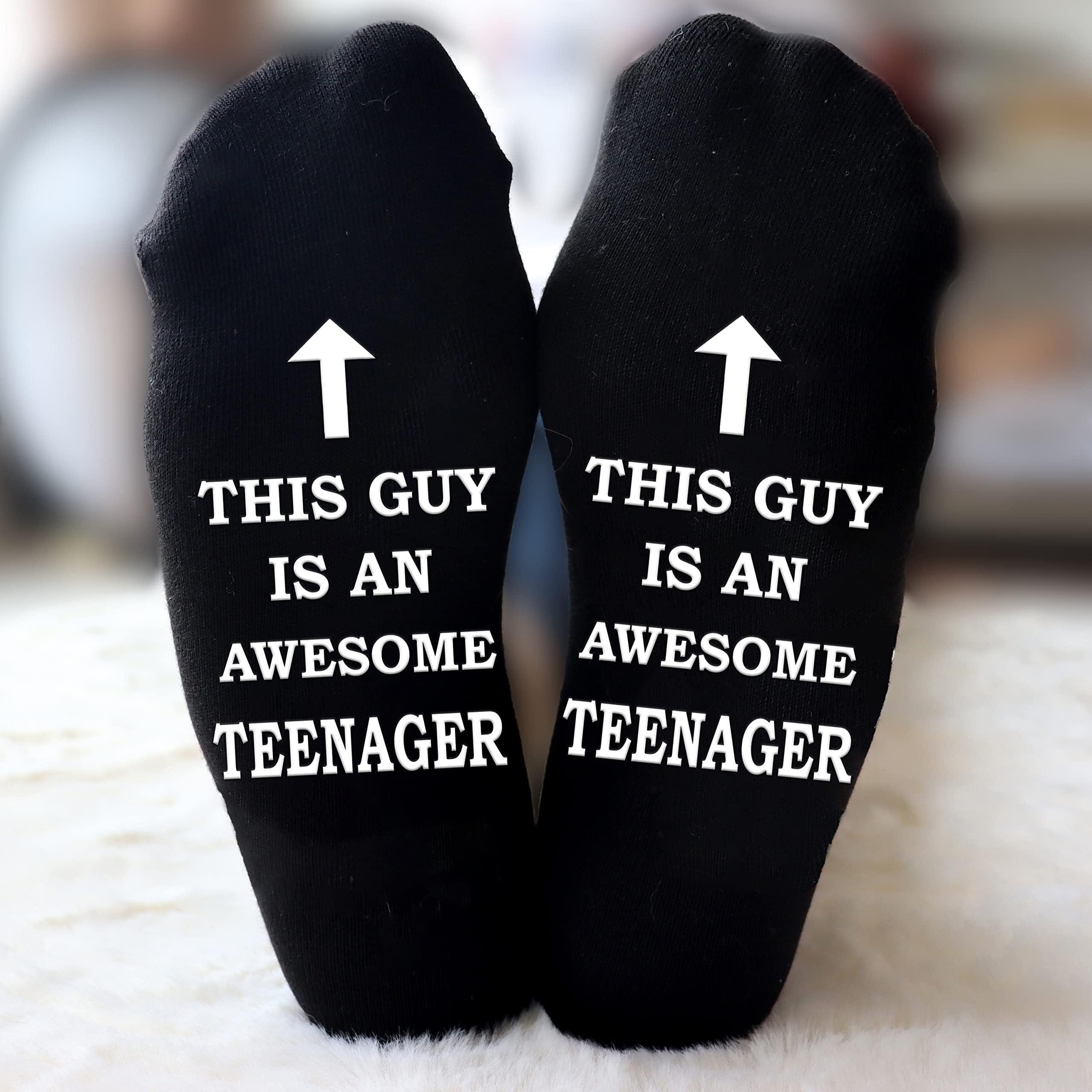 Moyel Teen Boy Gifts Cool Chirstmas Birthday Gifts for Teen Boys Teenage Boy Gifts 13-15 16-18 14-16 Teen Boys Gift Ideas for 12 13 14 15 16 17 Year Old Boys Funny Fun Crew Socks for Boys