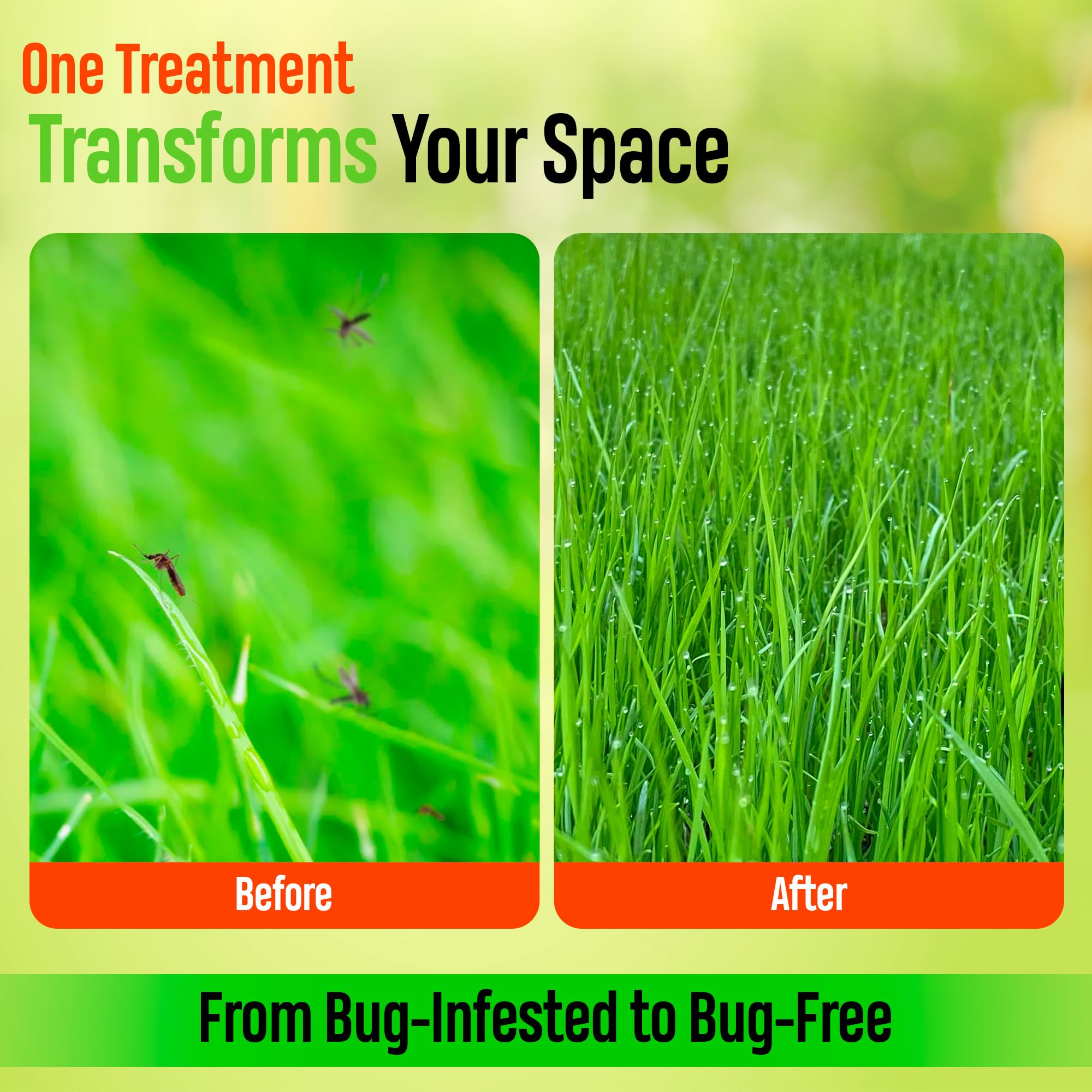 Nature’s Dome Outdoor Bug Spray – Flea, Tick & Mosquito Yard Treatment – Plant-Based Insect Killer & Repellent with Essential Oils – Safe for Pets, Kids & Plants – 32 oz Ready-to-Use