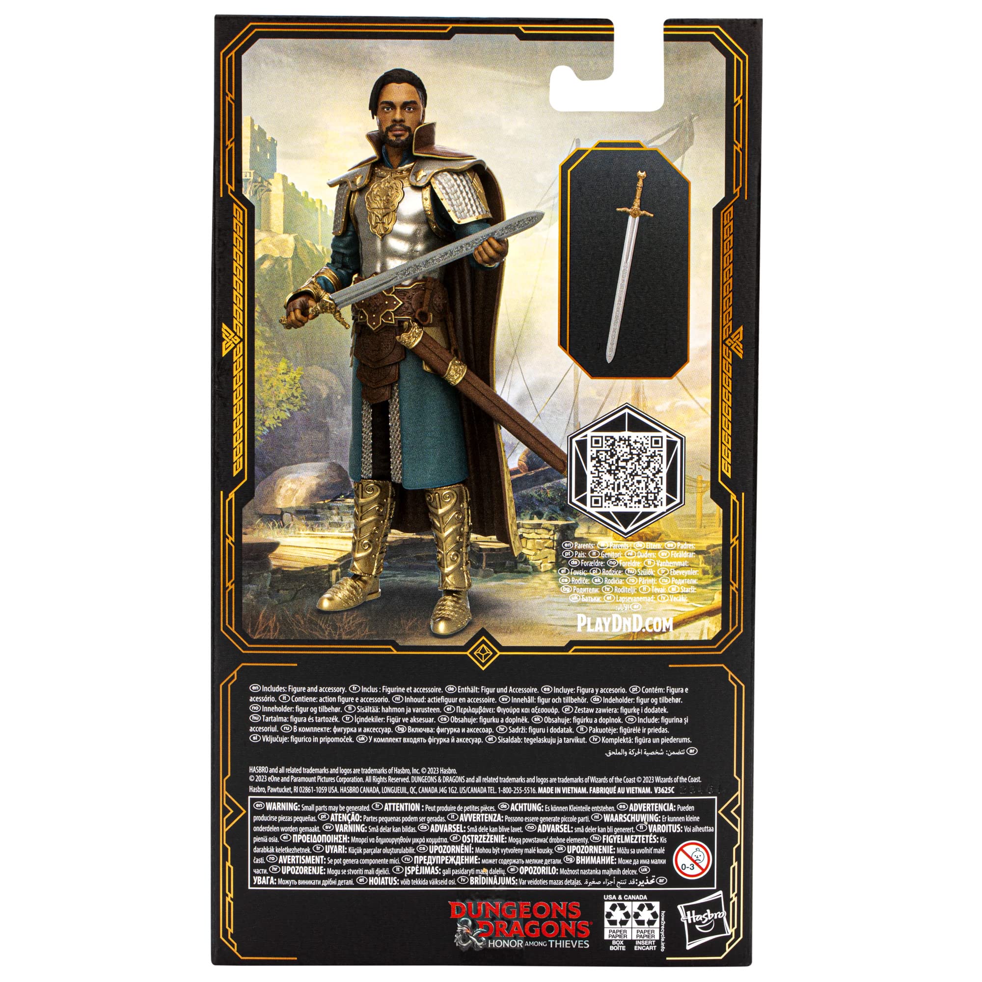 Dungeons & Dragons Hasbro Honor Among Thieves Golden Archive Xenk Collectible Figure 6-Inch Scale D&D Action Figures