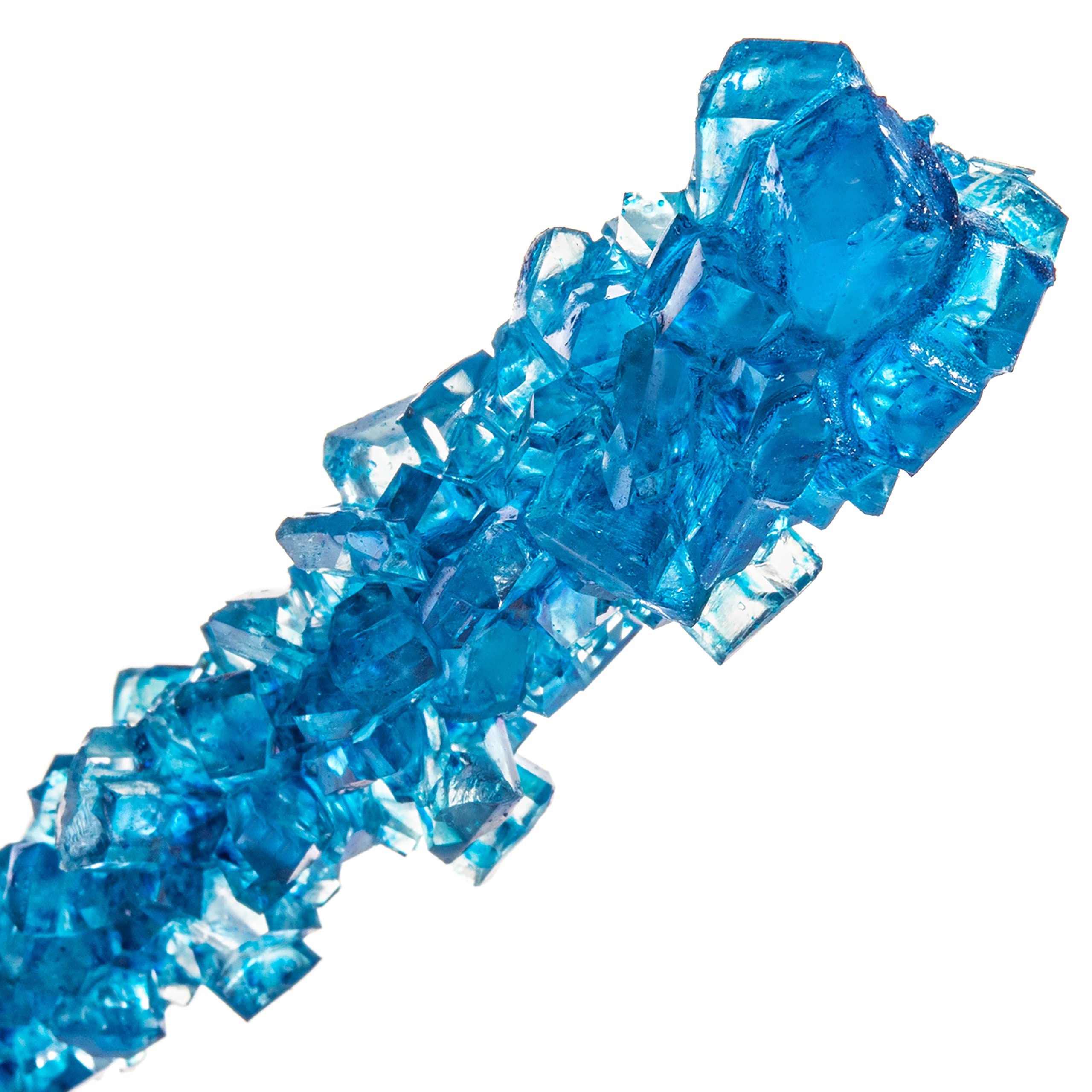 Candy Envy - Frozen Ice Rock Candy Sugar Sticks - 36 Individually Wrapped Party Treats & 4 Wands