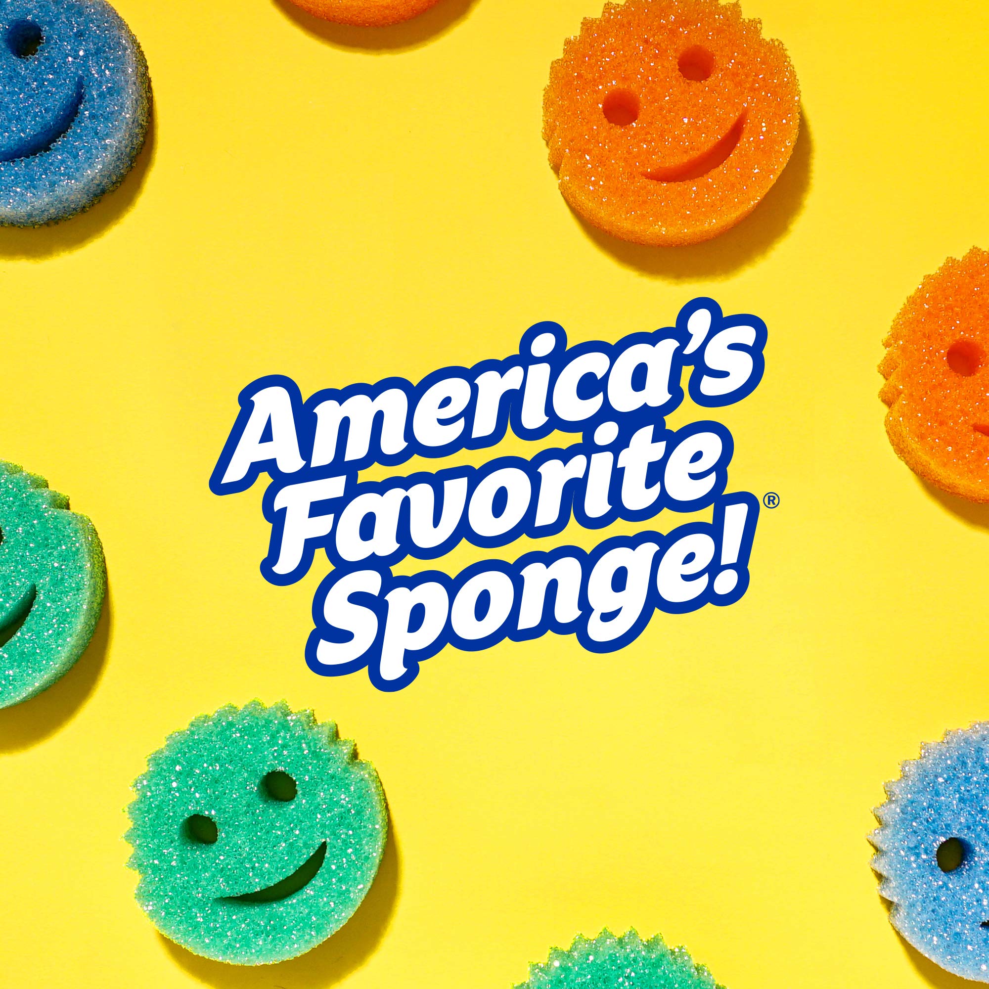 Scrub Daddy Scrub Mommy - Scratch-Free Multipurpose Dish Sponge - BPA Free & Made with Polymer Foam - Stain & Odor Resistant Kitchen Sponge (1 Count)