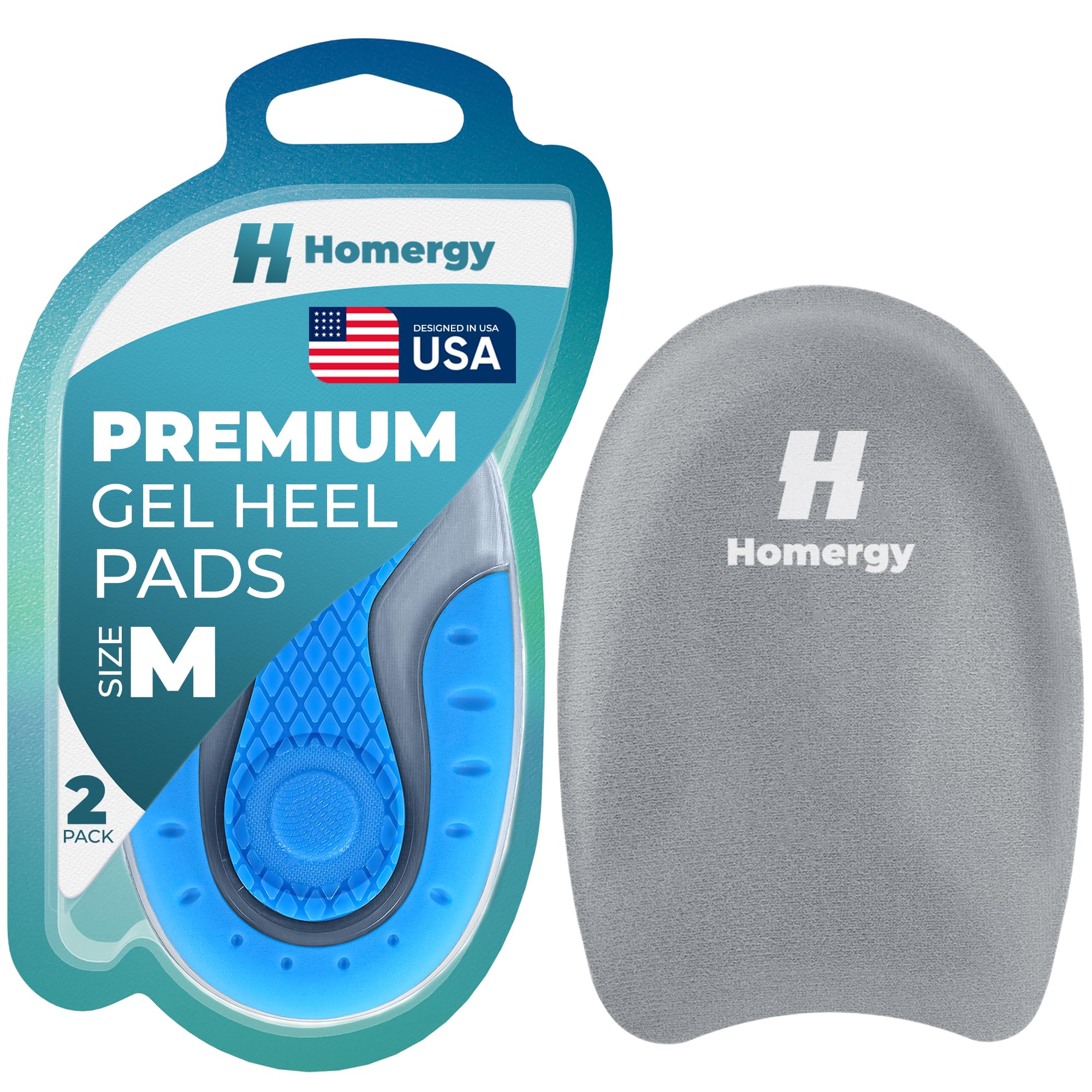 Orthopedic Heel Cups, 2 Pack, for Heel Pain Relief, Plantar Fasciitis, Bone Spurs, Pain Relief Protectors of Sore or Bruised Feet, Foot Relief Support, Comfort Cushion Insoles for Women/Men