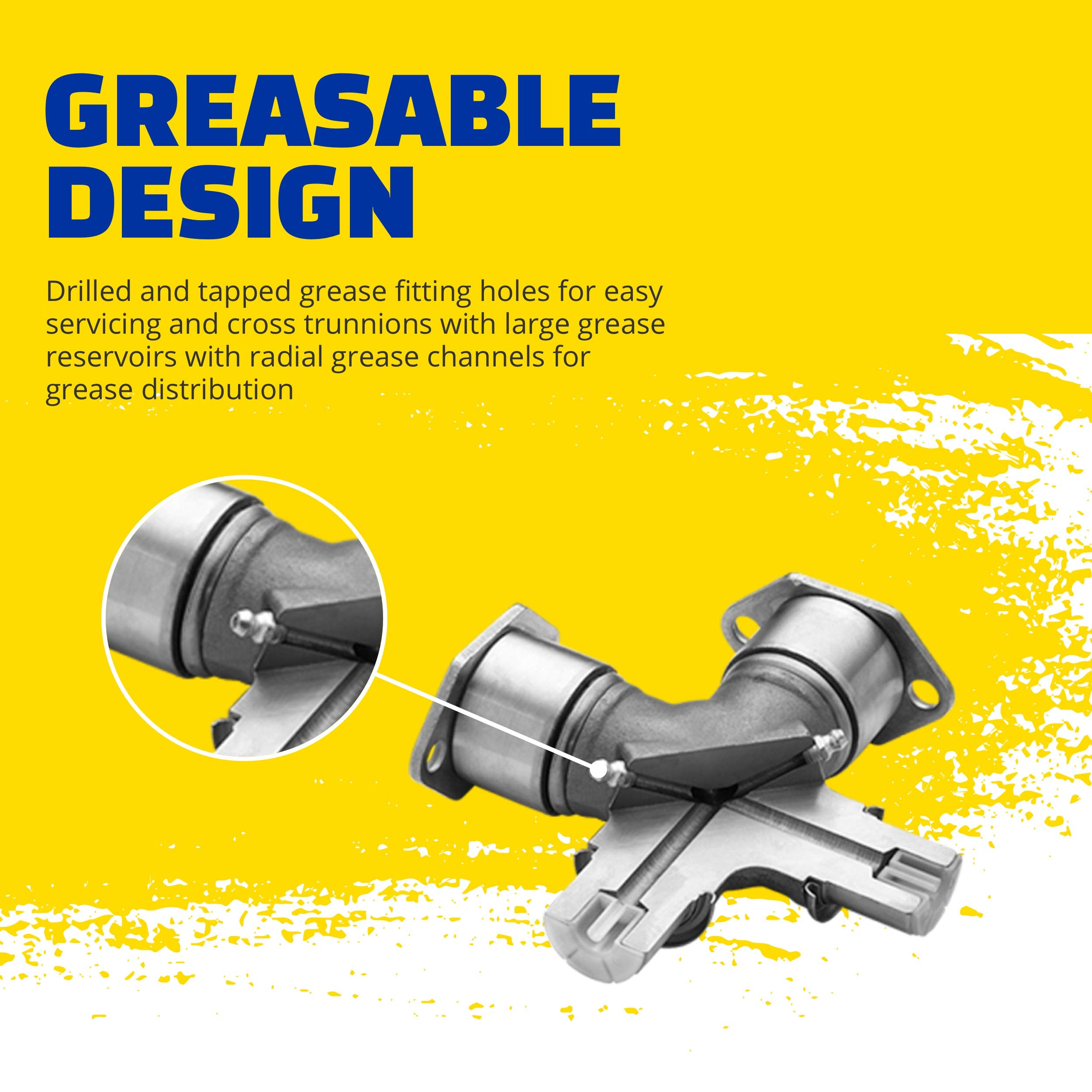 MOOG 374 Greaseable Premium Universal Joint for Ford F-250 Super Duty