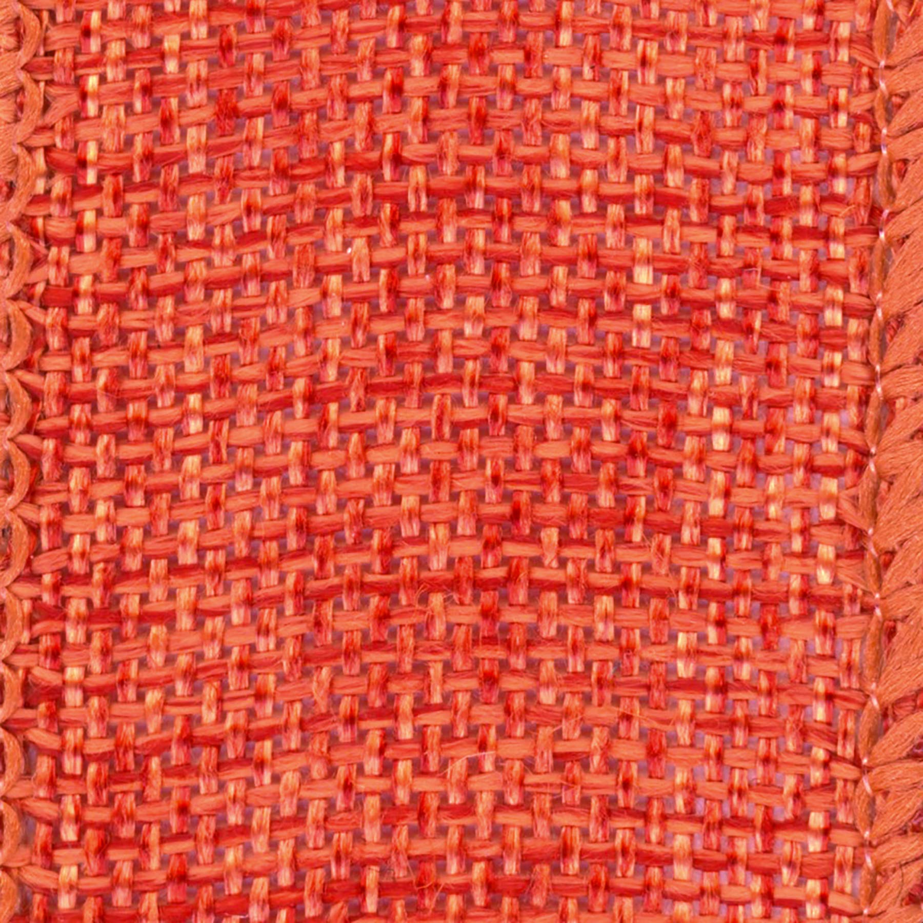 Berwick Offray 1.5" Wide Rustic Saddle Polyester Ribbon, Orange, 4 Yards