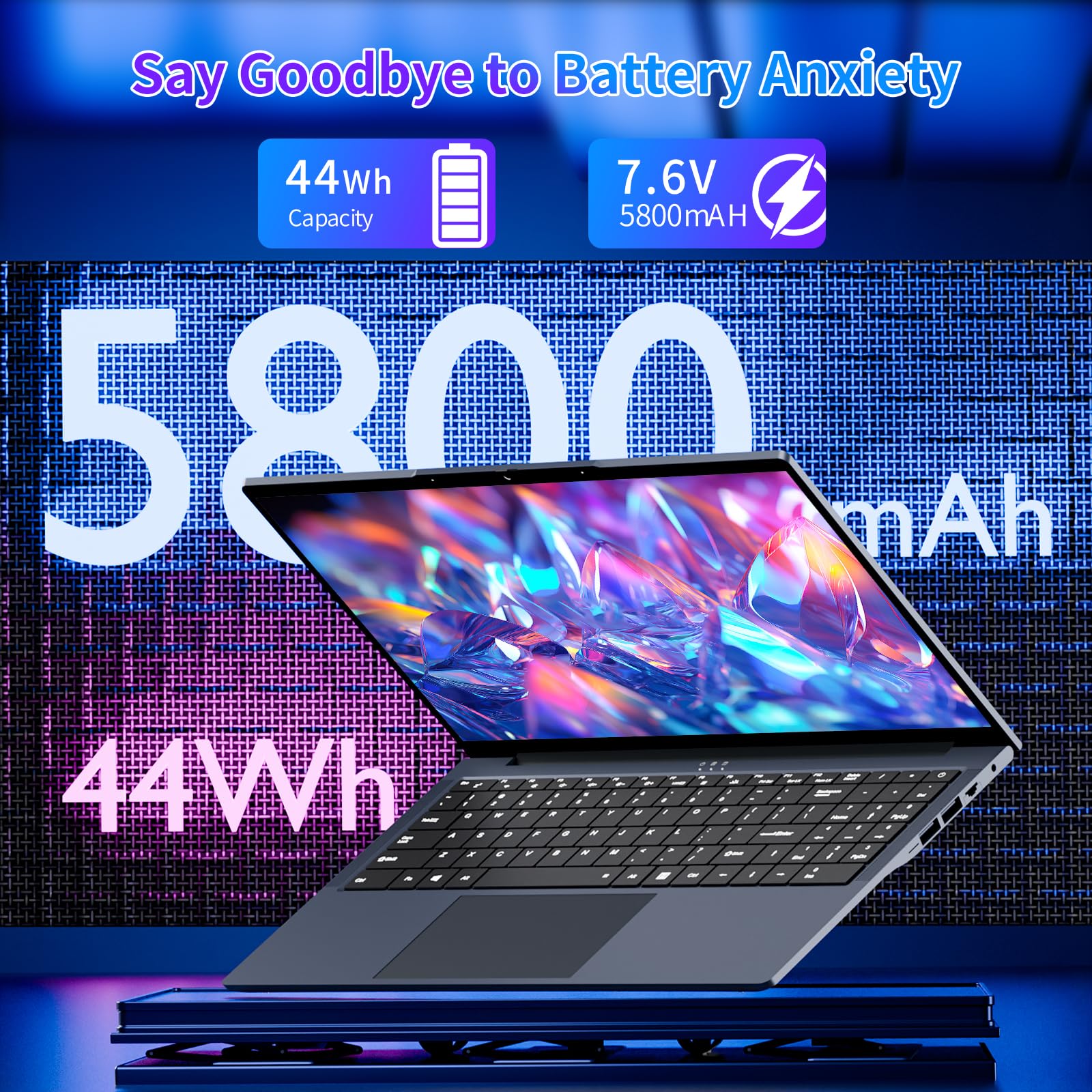 Gaming Laptop i5, 16 inch Laptop Computer Up to 3.60GHz, 2026 Laptop Computers with 16GB RAM 512GB SSD, FHD 1920x1200, 180° Angle Open, Backlit Keyboard, HDMI, Lap top for Student Business Work
