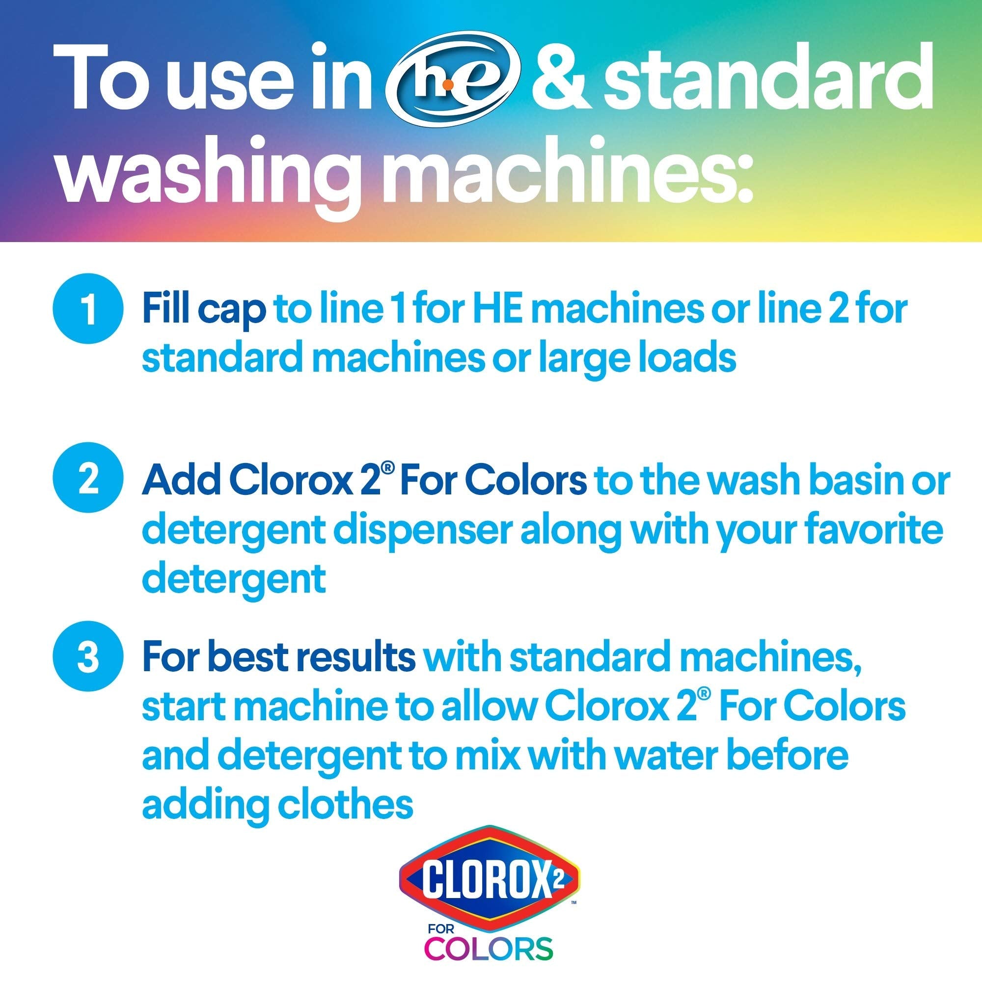 Clorox 2 for Colors - Stain Remover and Color Brightener, 22 Ounces (Packaging May Vary)